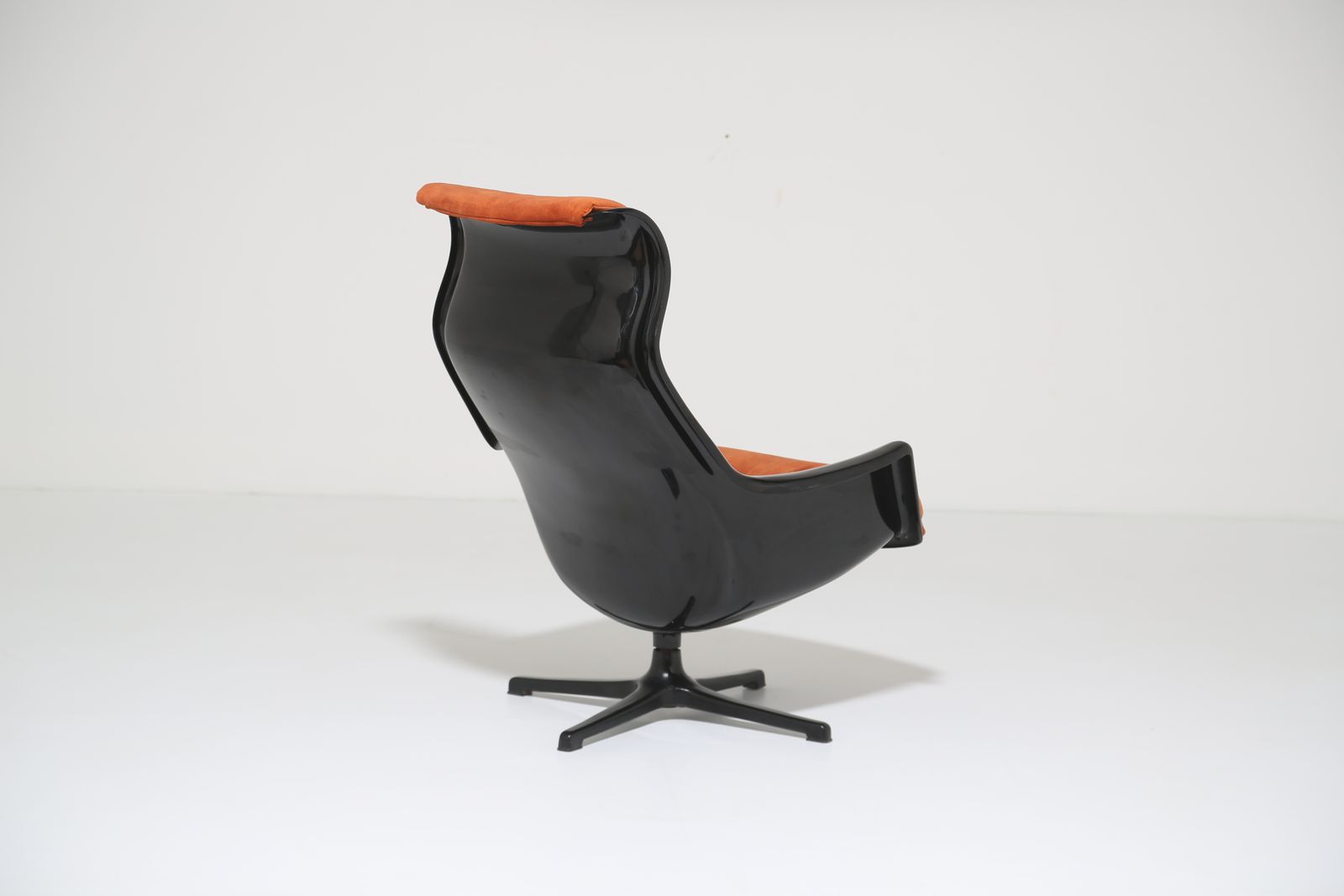 Vintage Swedish Space Age Swivel Lounge Chair "Galaxy" By Alf Svensson And Yngvar Sandström For Dux , 1960s photo 1595.0