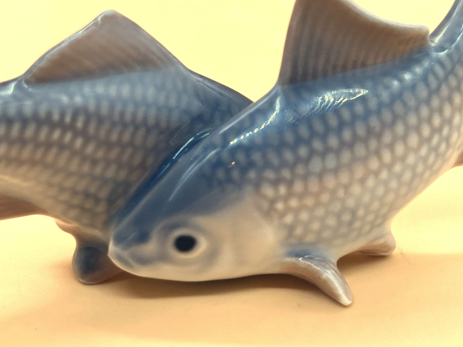 Royal Copenhagen Porcelain Minnows / Fishes Figurine. No. 2870. photo 50.0