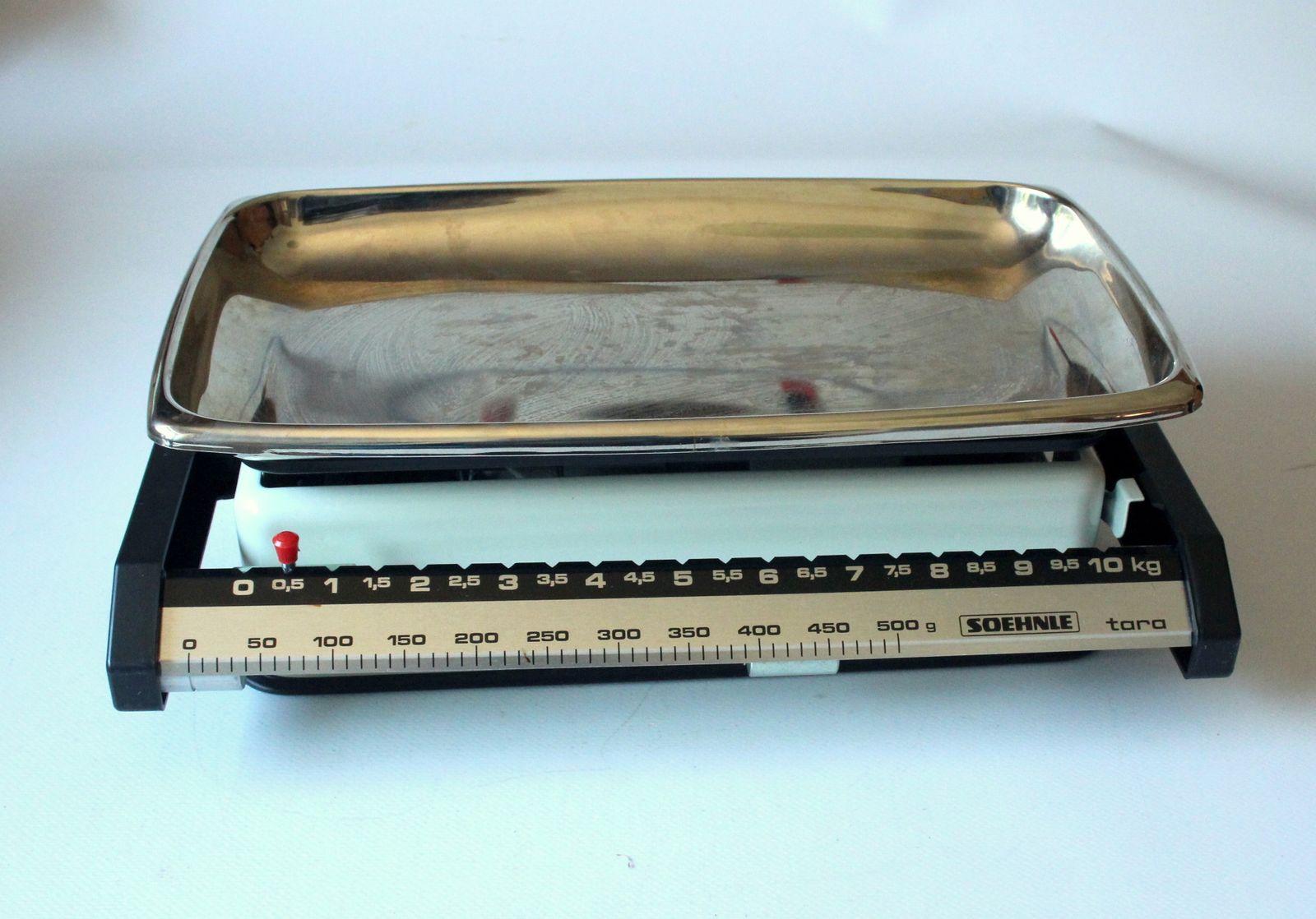 Soehnle keukenweegschaal, jaren 1960, Made In Germany, vintage, capaciteit tot 10 kg, volledig werkend photo furniture