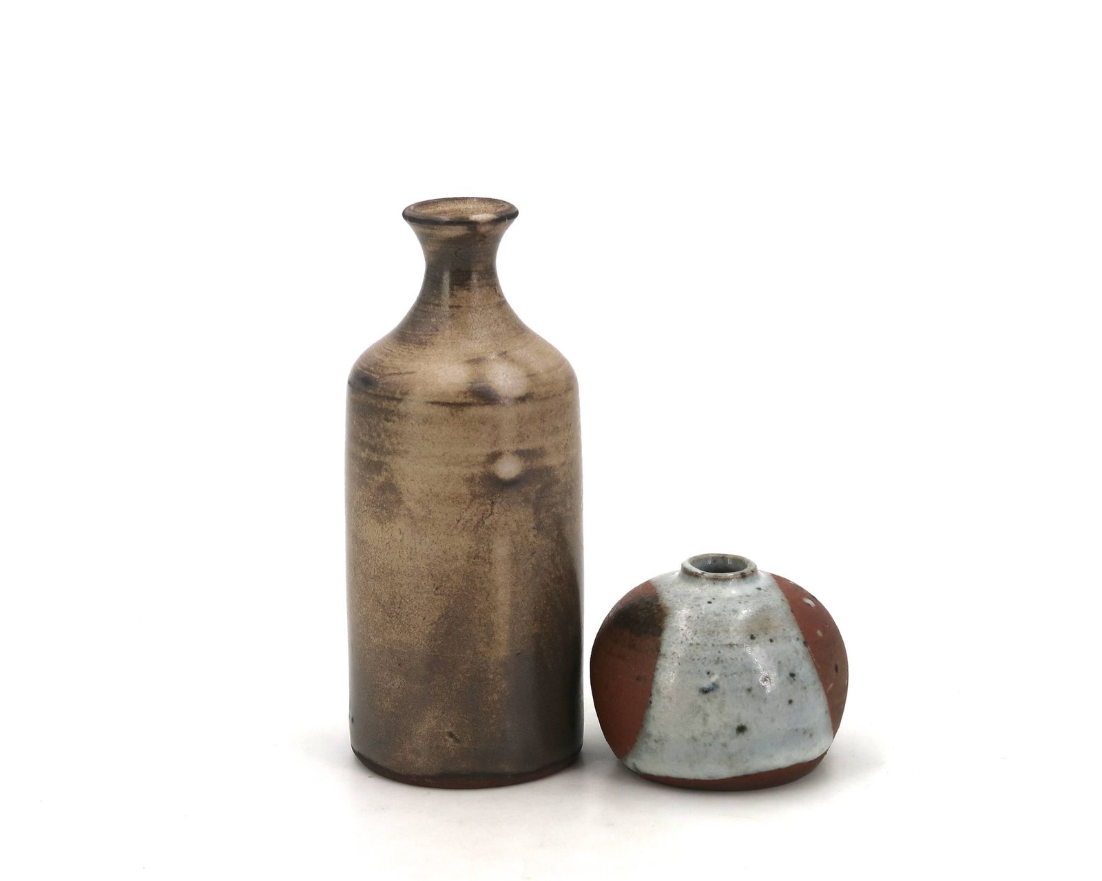 Two Small Stoneware Vases, 1970s. photo furniture