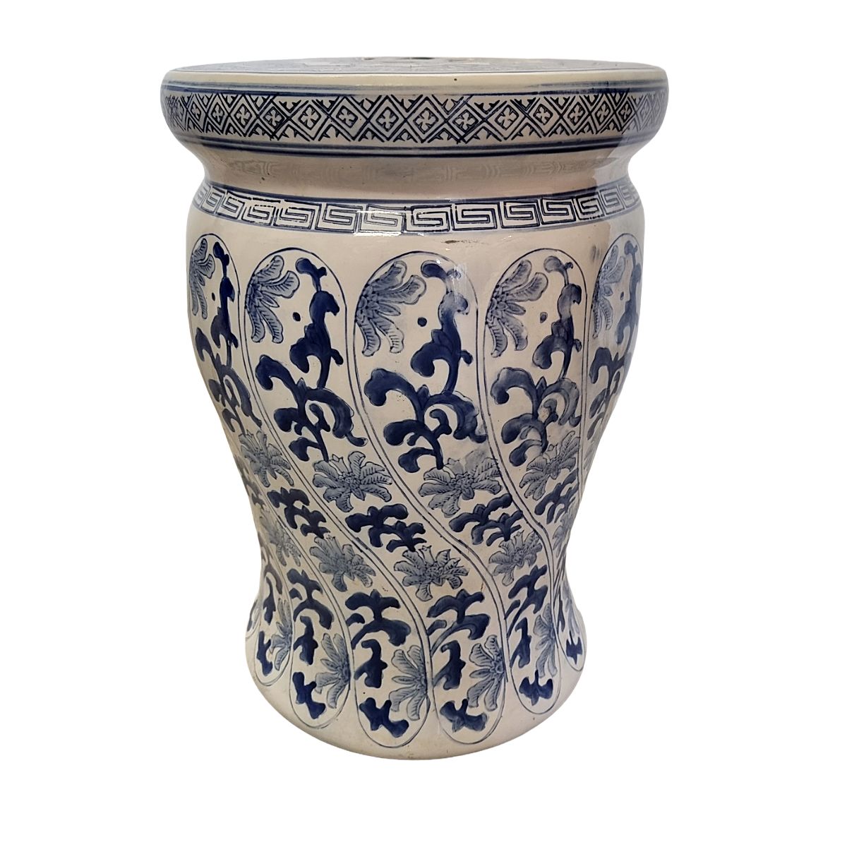 Chinese Ceramic Garden Stool With Blue And White Decoration photo 165.0