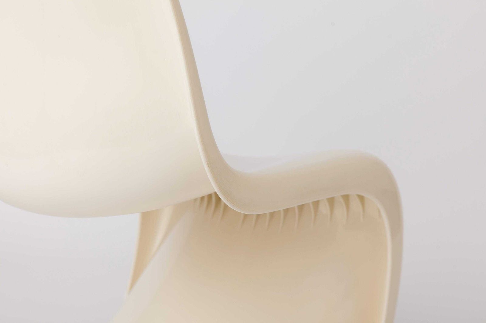 Vintage witte Panton Chair van Verner Panton voor Herman Miller, 1972, mid-century modern Space Age stoel photo vinterior