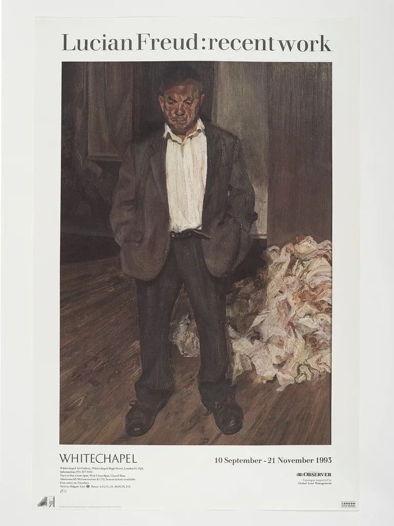 Lucian Freud: Recent Work Exhibition Poster, 1993