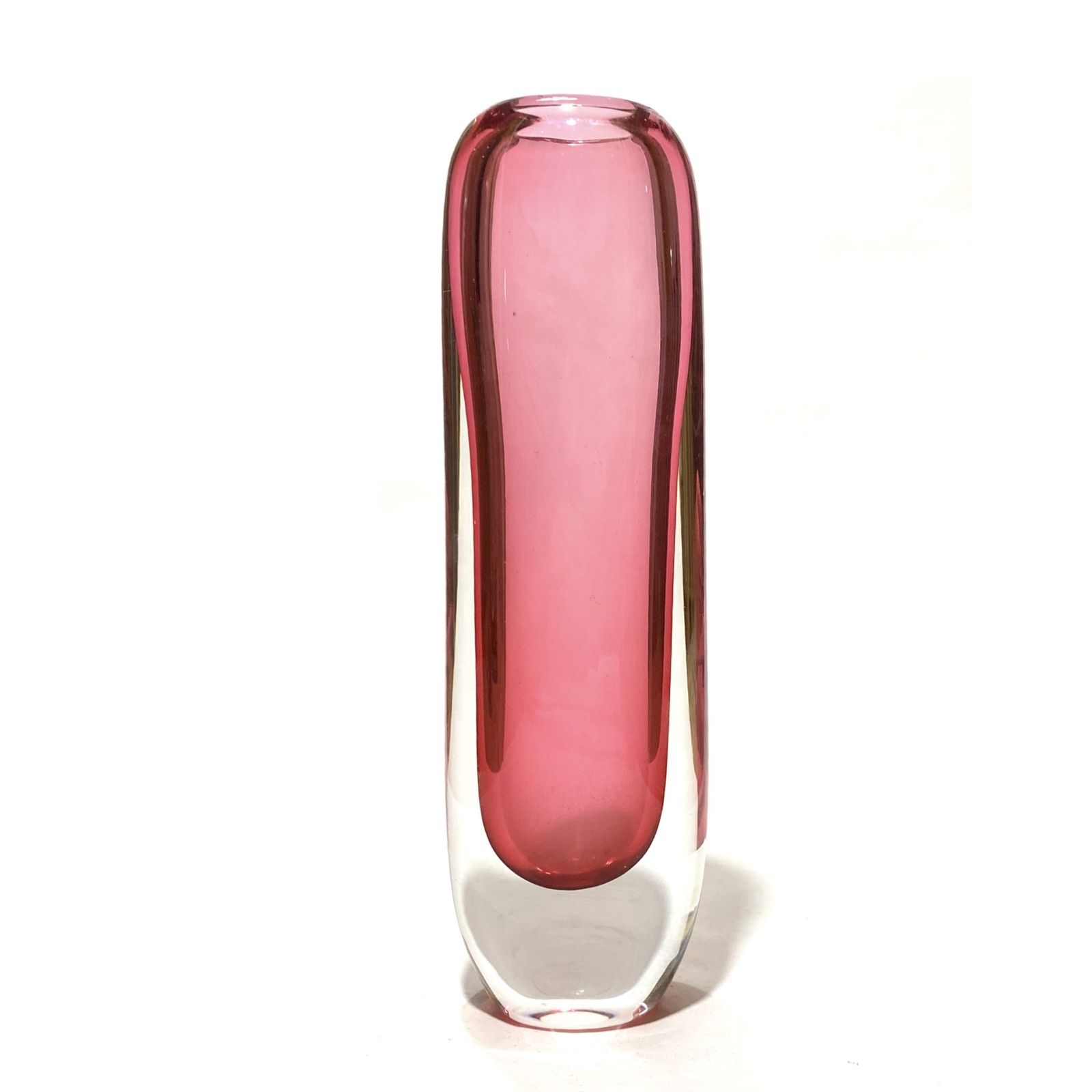 Paar Smålandshyttan glazen vazen van Josef Schott, Mid-Century Modern Zweeds glas photo vinterior