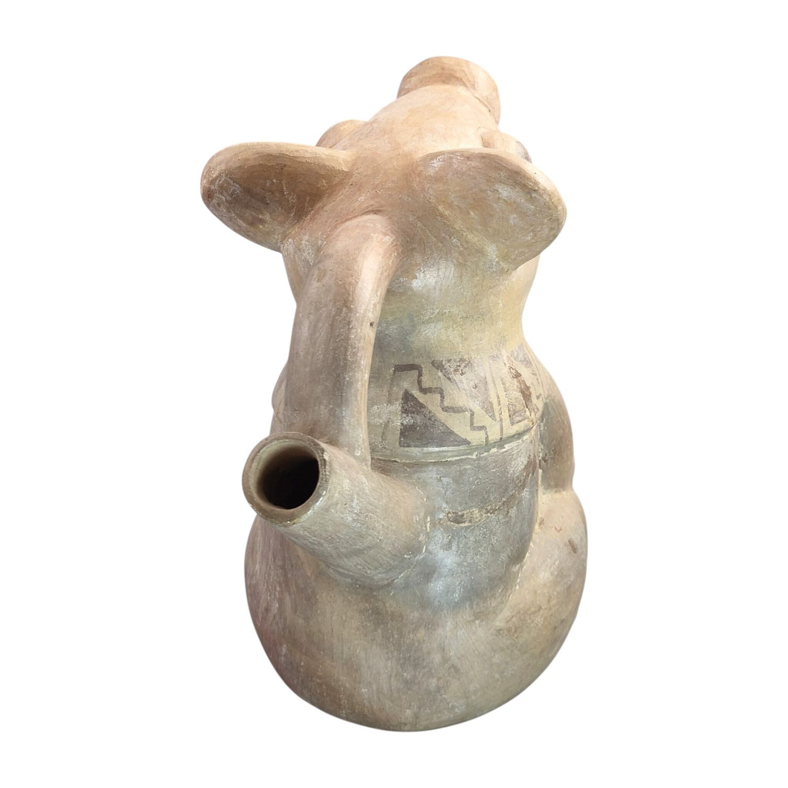 Authentiek pre-Columbiaans terracotta zoömorf artefact, meer dan 2000 jaar oud photo 4000.0