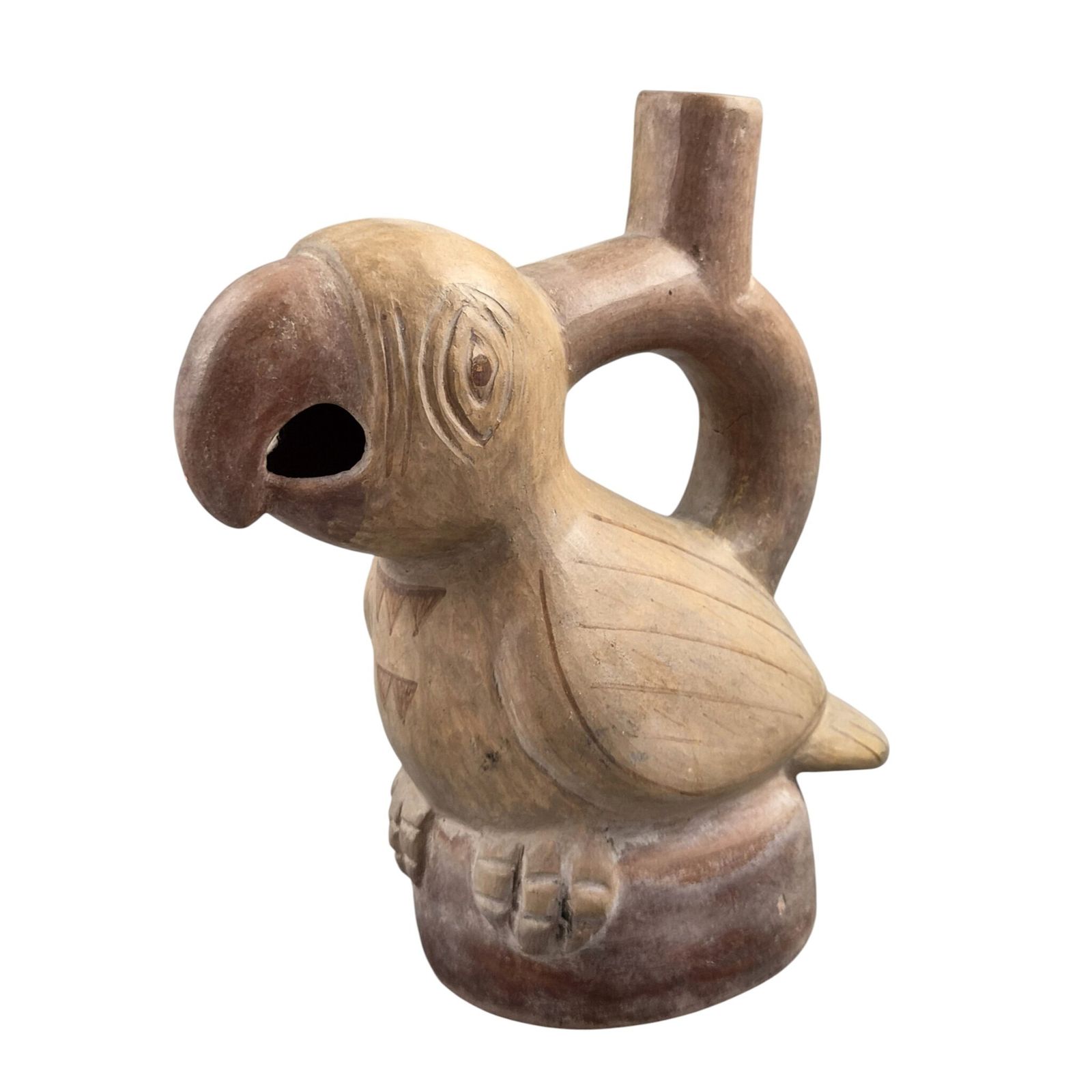 Genuine Ancient Pre Columbian Terracotta Ornithomorphic Artifact Over 2000 Years Old photo buy