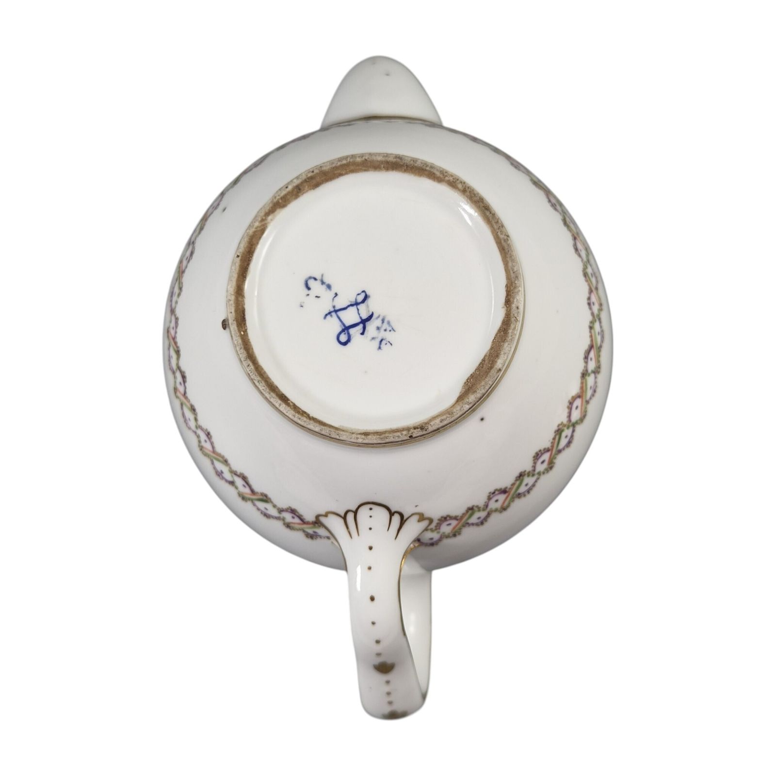 Royal Sèvres Louis XVI Porseleinen Theepot, Théière Calabre, Frankrijk, ca. 1788 photo Woonaccessoires
