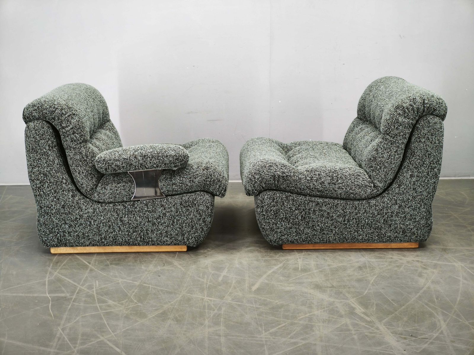 Jaren 1970 Tsjechoslowaaks Space Age vierdelig sculpturaal modulair bankstel photo vinterior