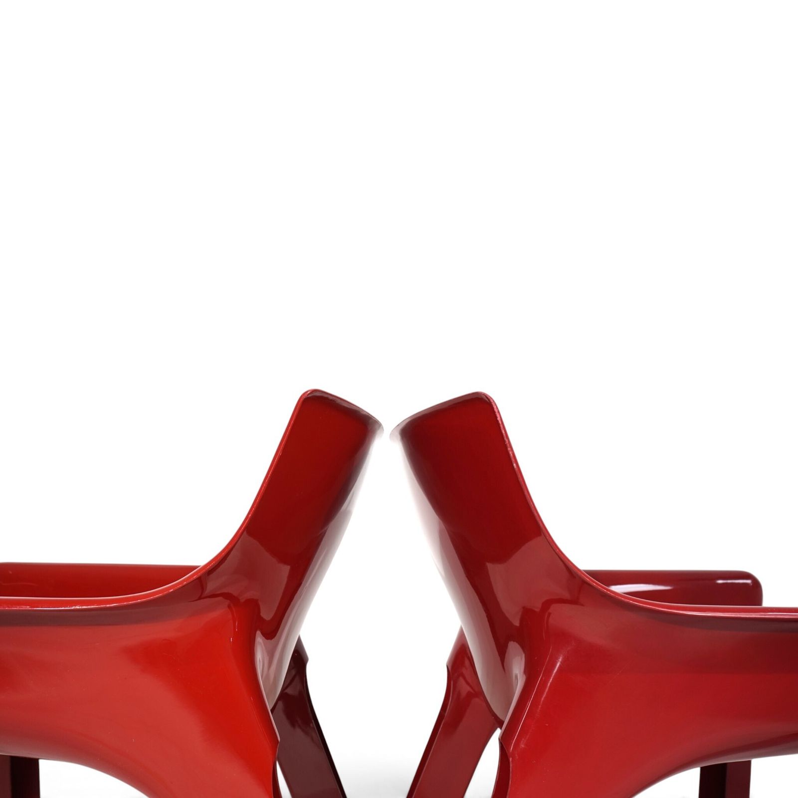 Meubels Vico Magistretti Vicario Set Of 2 Lounge Chairs For Artemide, 1970 photo