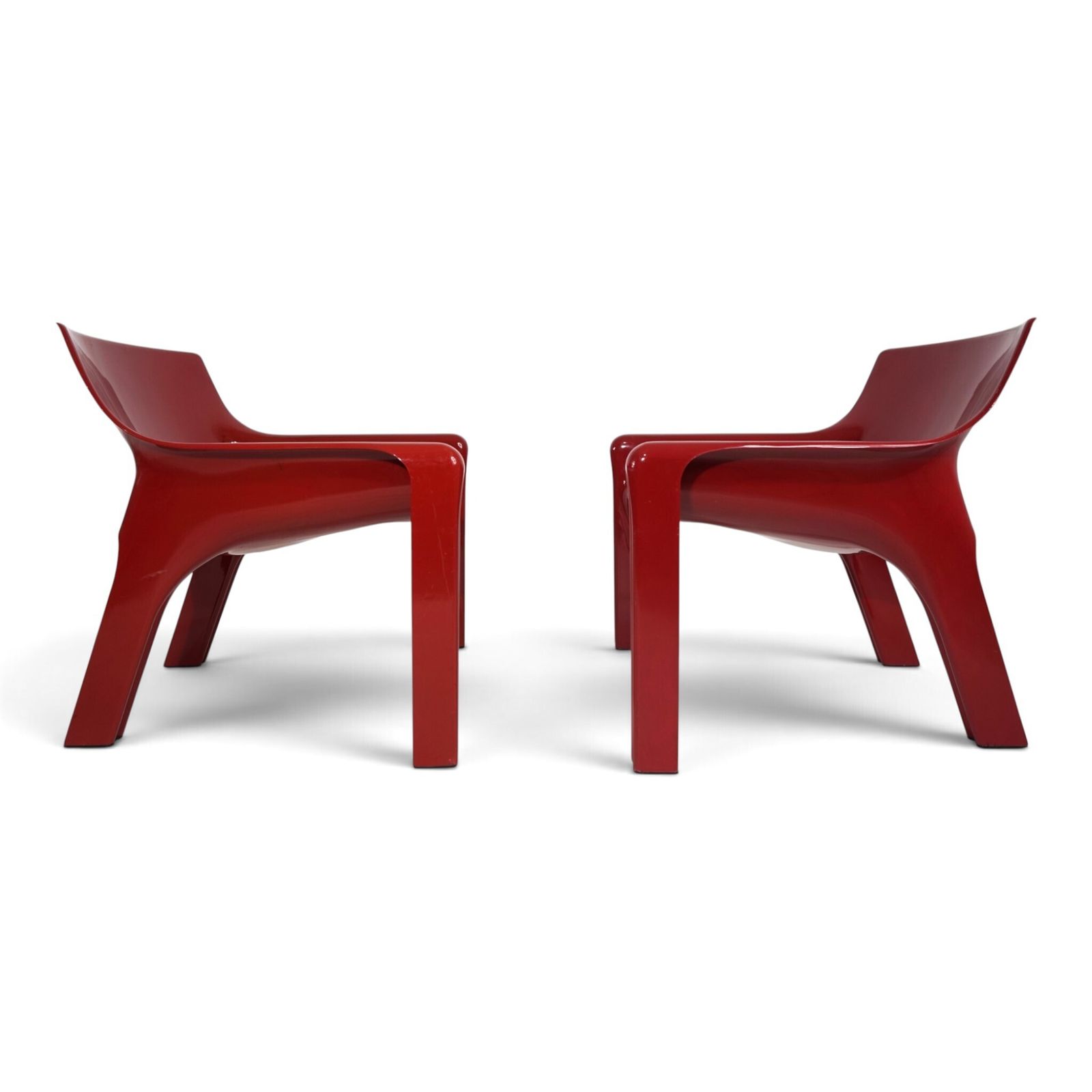 1380.0 Vico Magistretti Vicario Set Of 2 Lounge Chairs For Artemide, 1970 photo