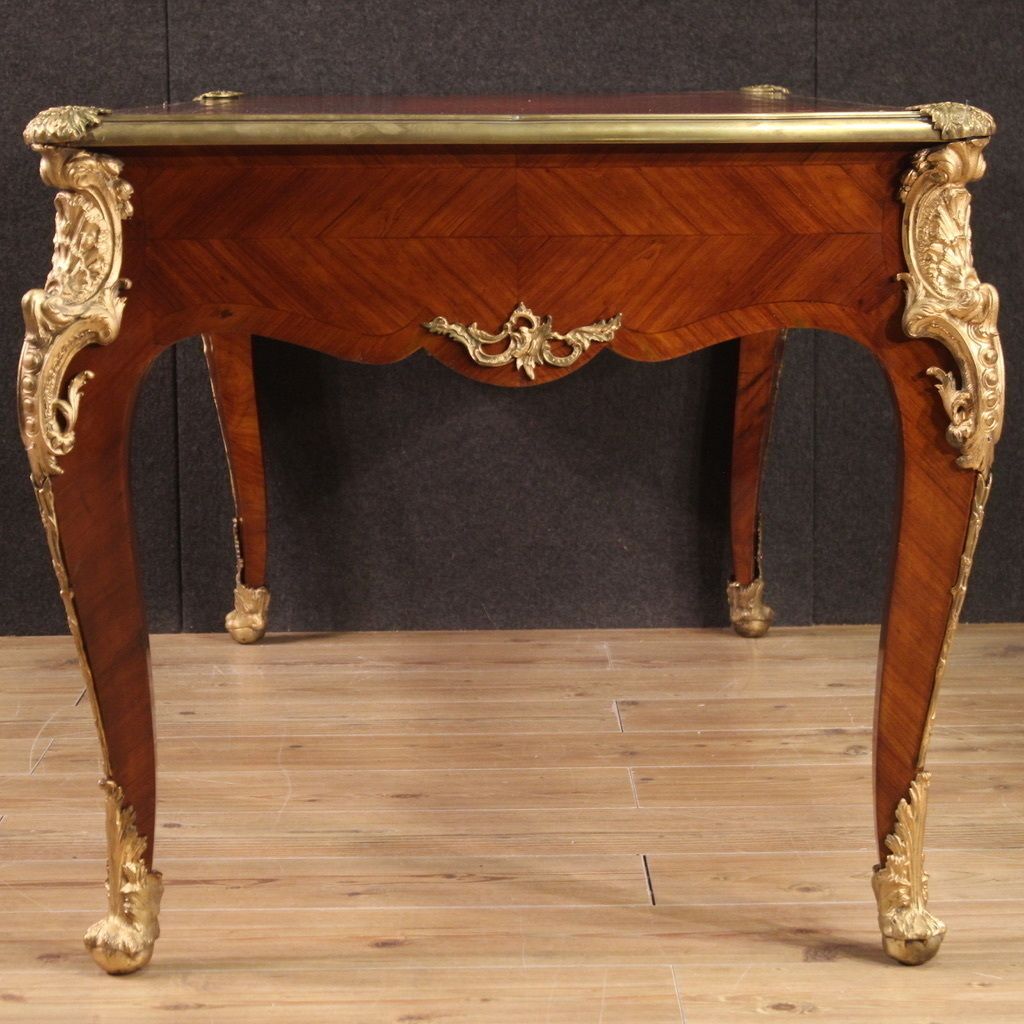Bureau de style Louis XV, première moitié du XXe siècle photo vintage