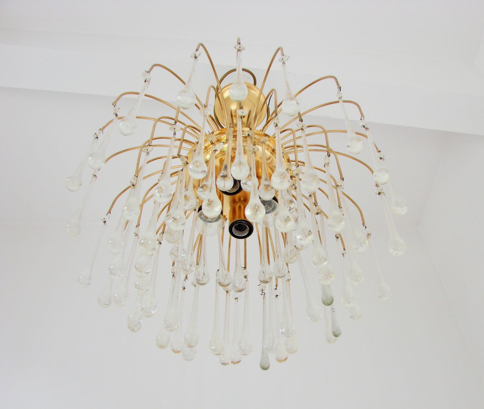 Hanglamp ontworpen door Paolo Venini, jaren 1970. photo vinterior