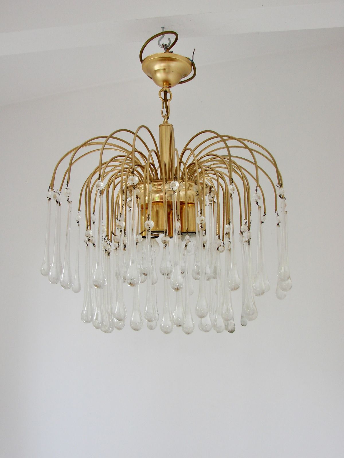 photo furniture Hanglamp ontworpen door Paolo Venini, jaren 1970.