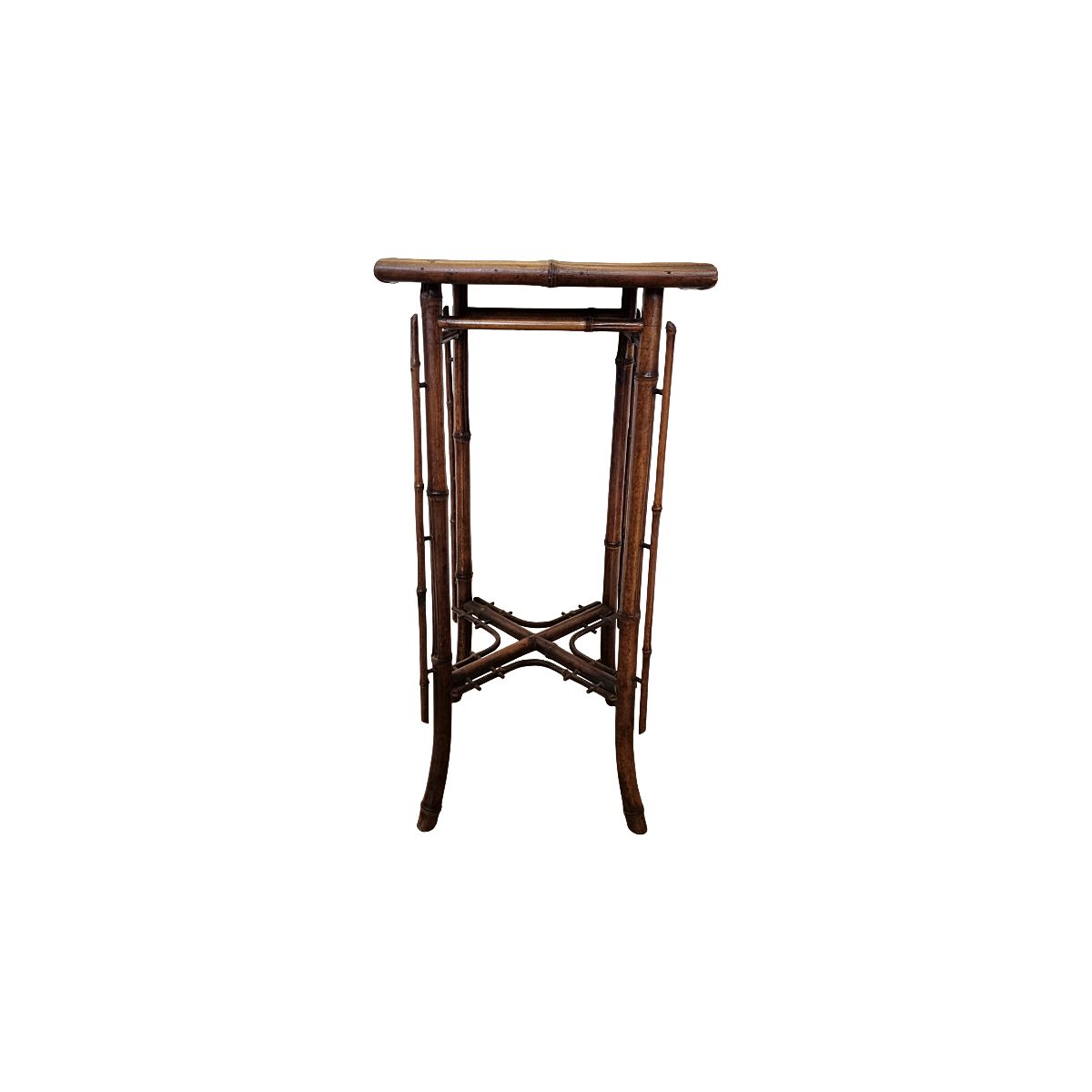 French Bamboo Art Nouveau Plant Table, Late 1800s photo buy