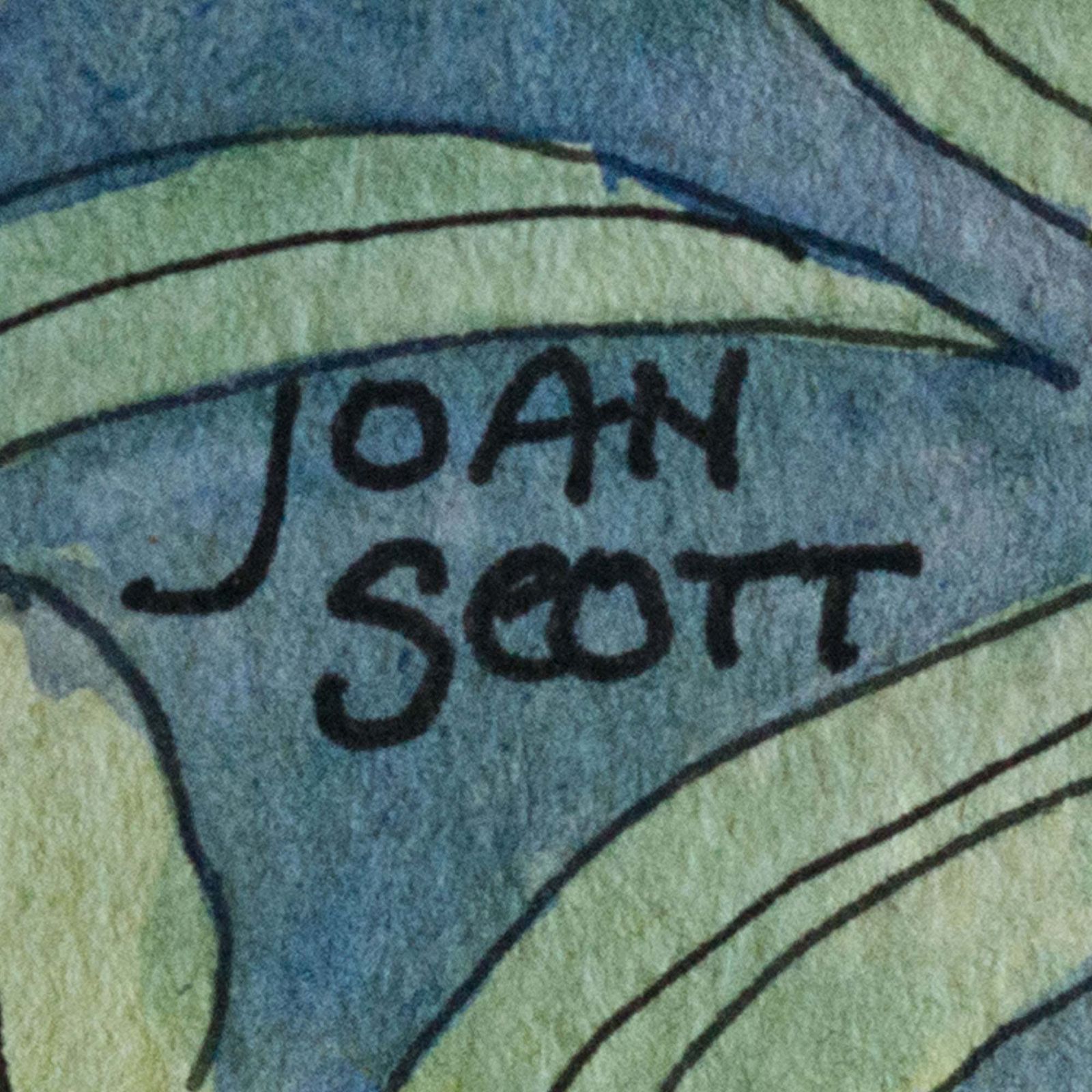 Roze lelies, Joan Scott, aquarel photo 325.0