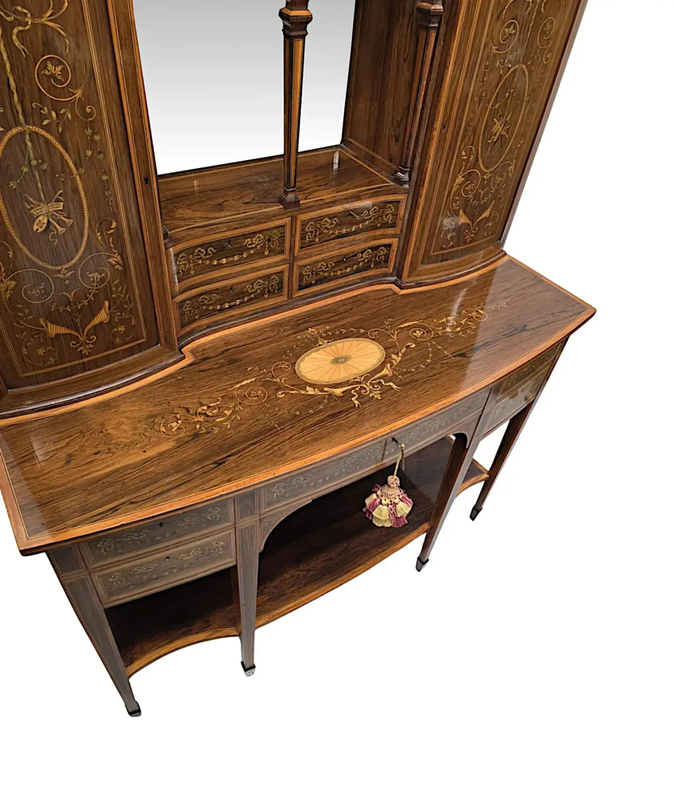 A Very Rare Edwardian Inlaid Cabinet Attributed To London Maker 'Edward And Roberts' photo Furniture