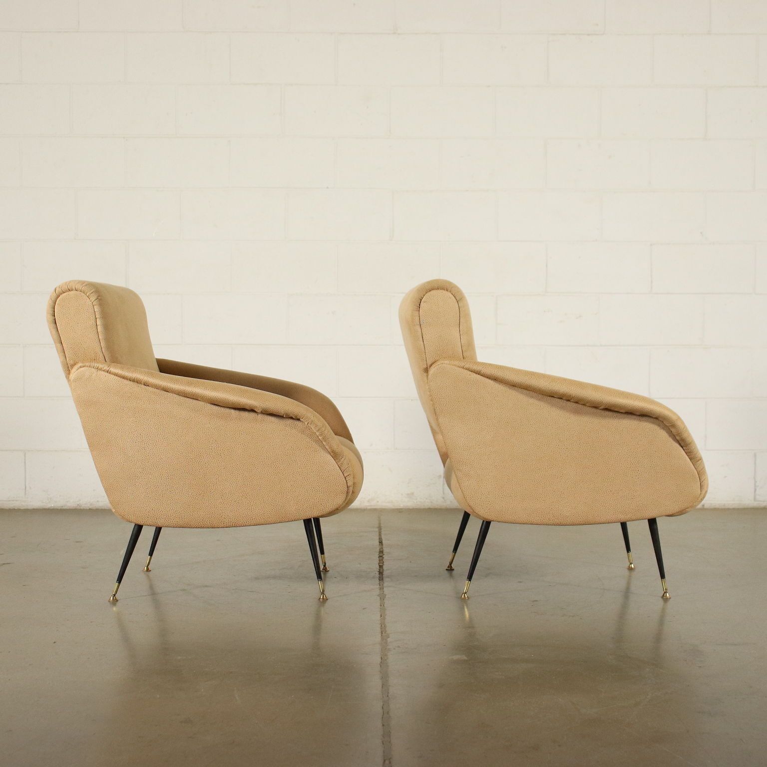 Fauteuils Ca. Jaren 1950 1960 In Kunstleer En Schuimrubber photo Meubels