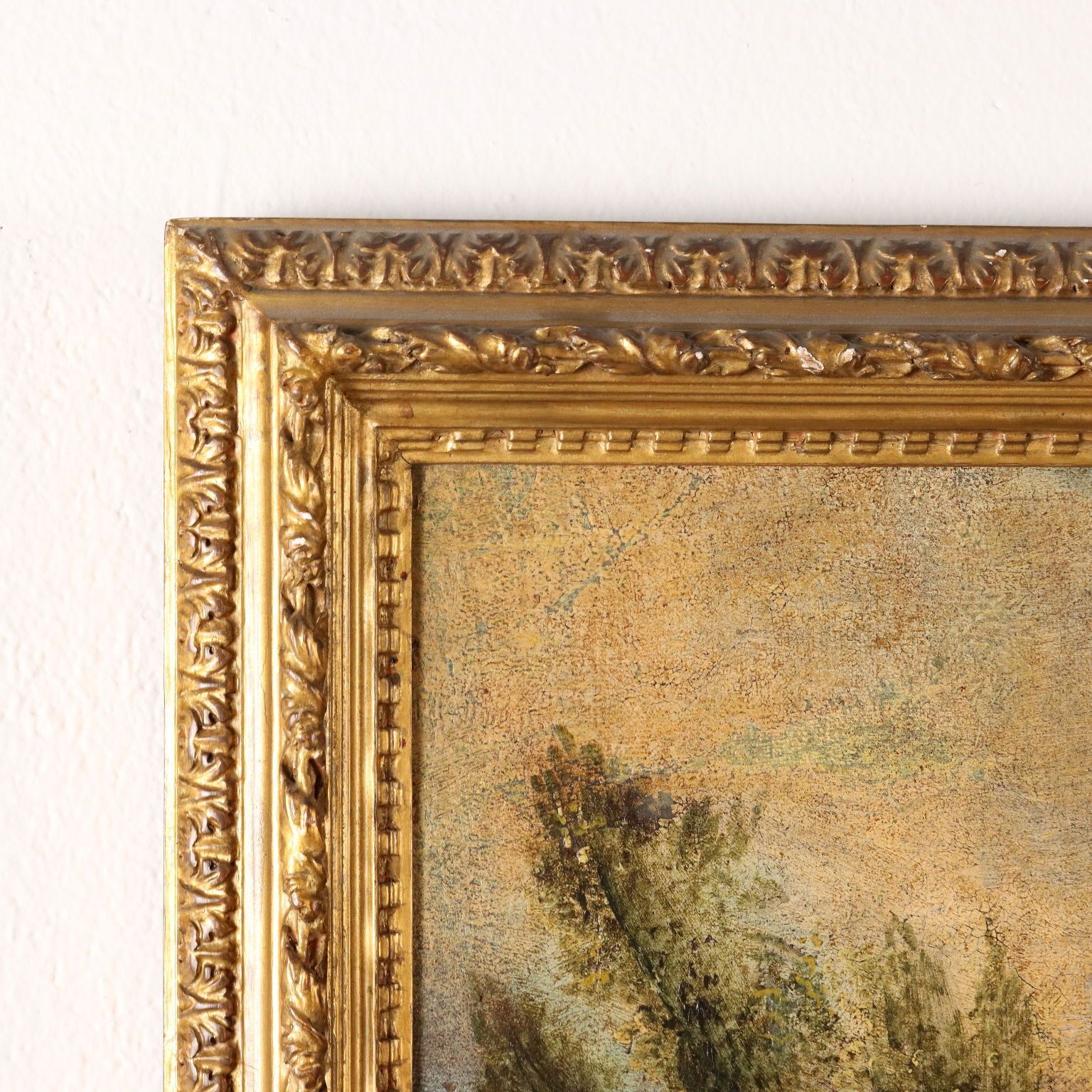 photo furniture Tableau ancien attribué à A. Peruzzini, huile sur toile, Italie, XVIIIe siècle