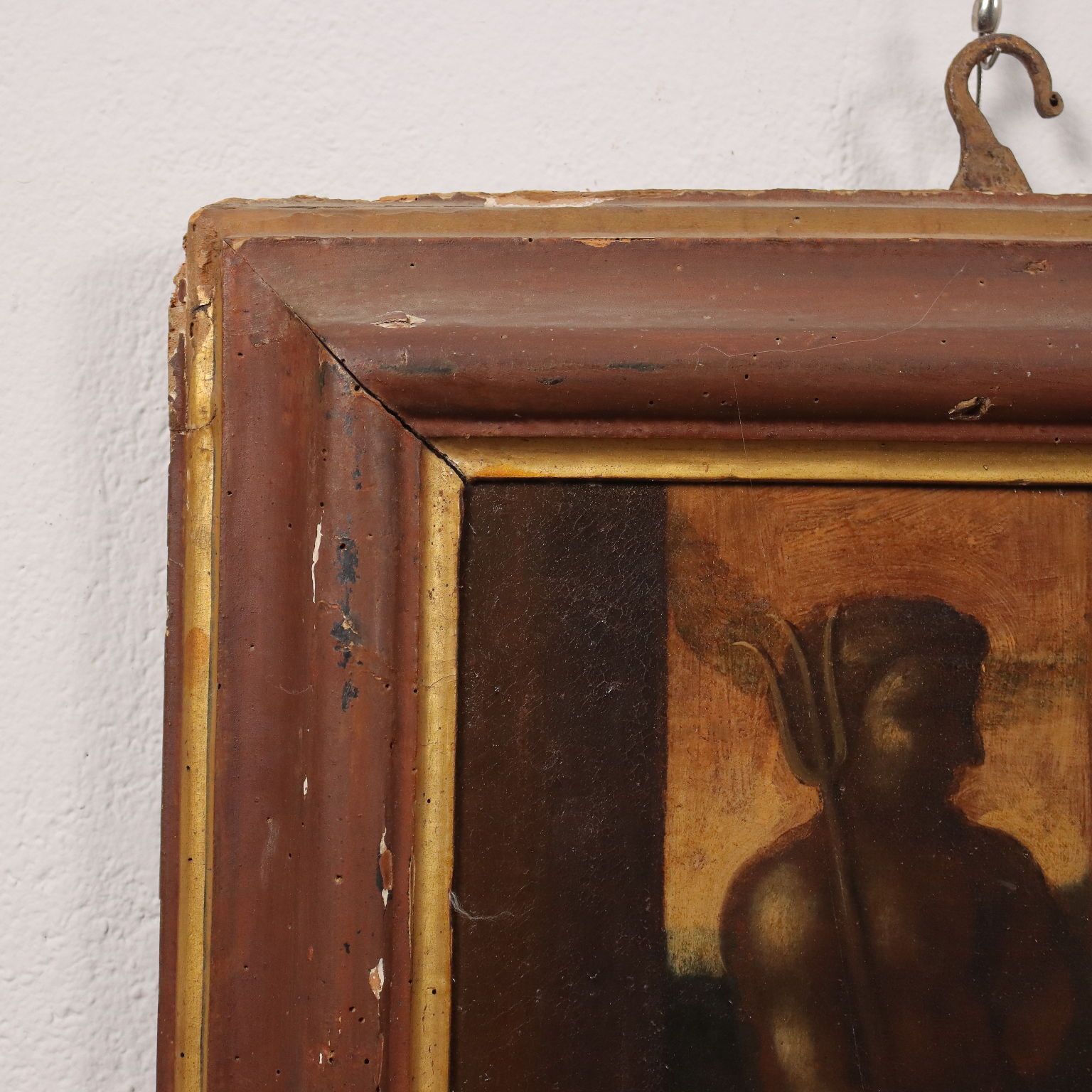 photo furniture Tableau d'époque '600 « L'Enlèvement des Sabines », huile sur toile encadrée