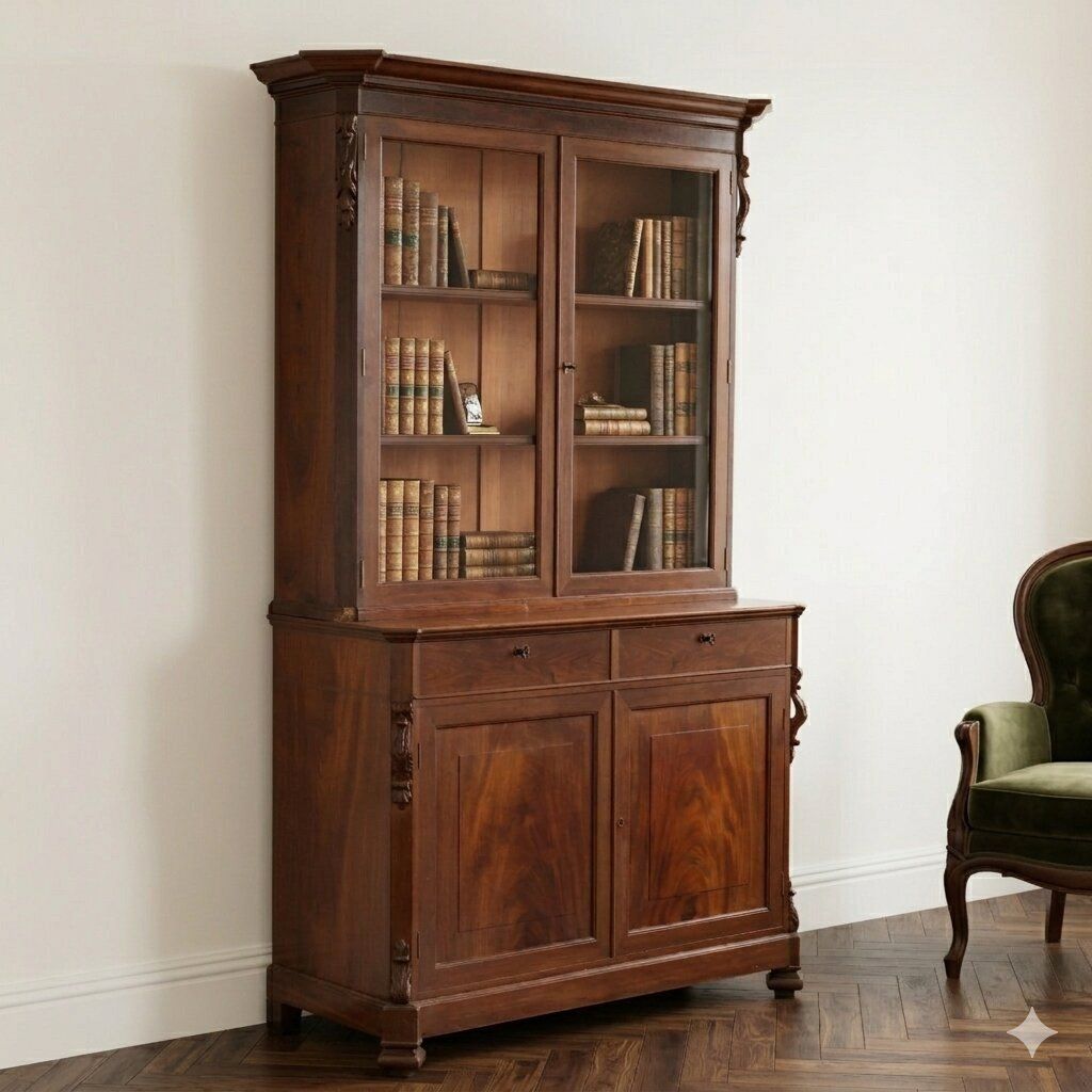Kast Louis-Philippe Mahonie Lades Italië 19e Eeuw photo furniture