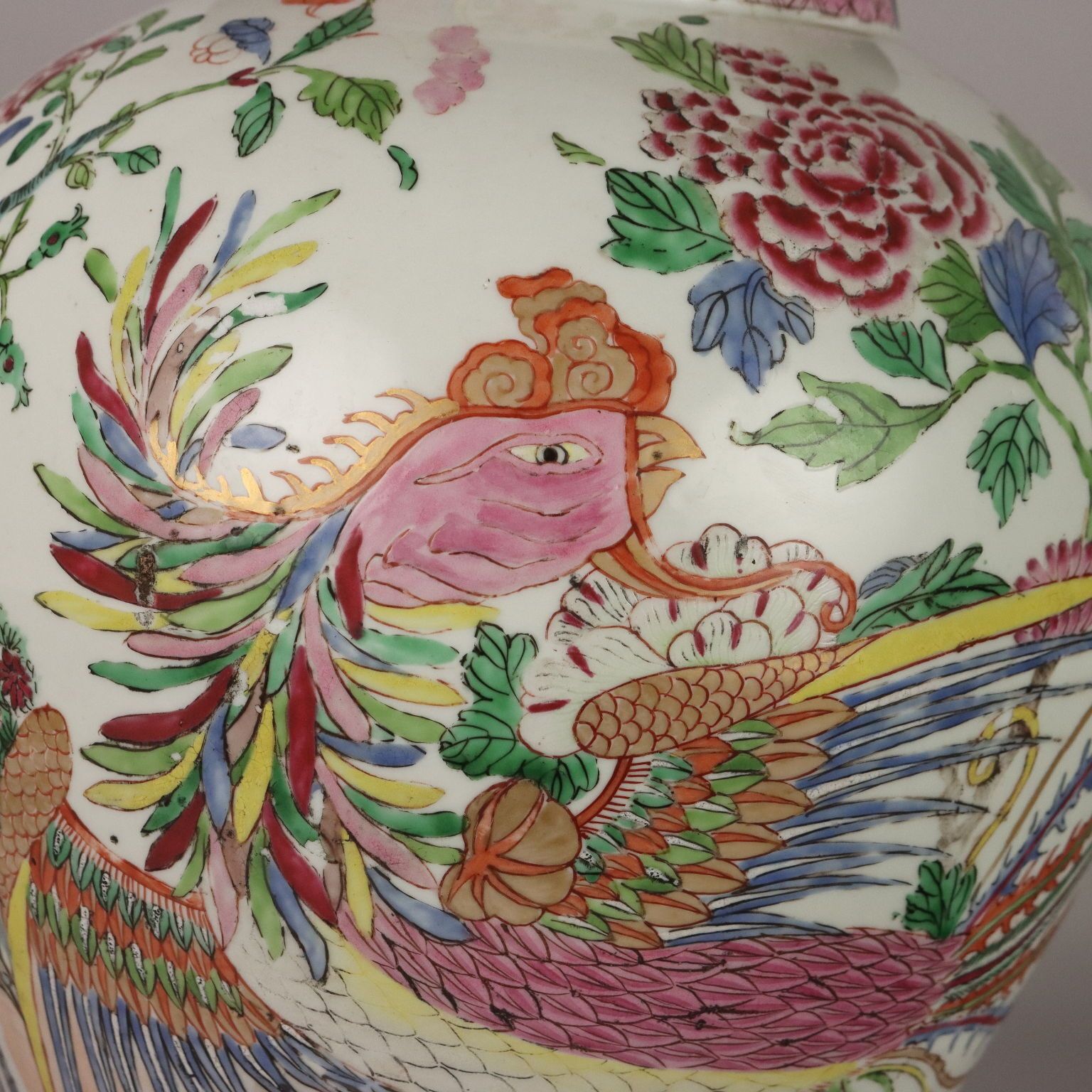 Antique Vases Edmè Sanson Style Porcelain France XIX XX Century photo for sale