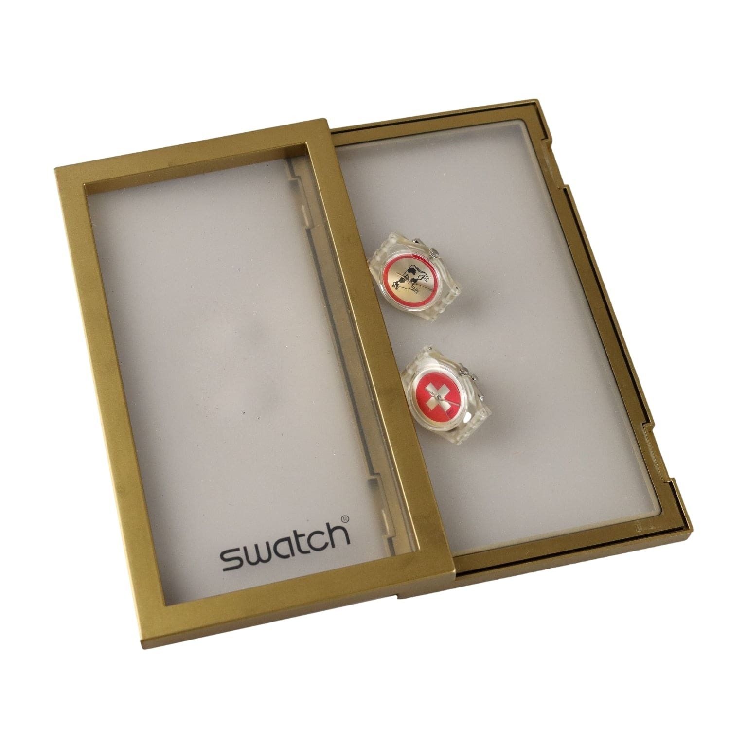 Swatch Gemelli Muuu Vintage Original Box Switzerland 2002