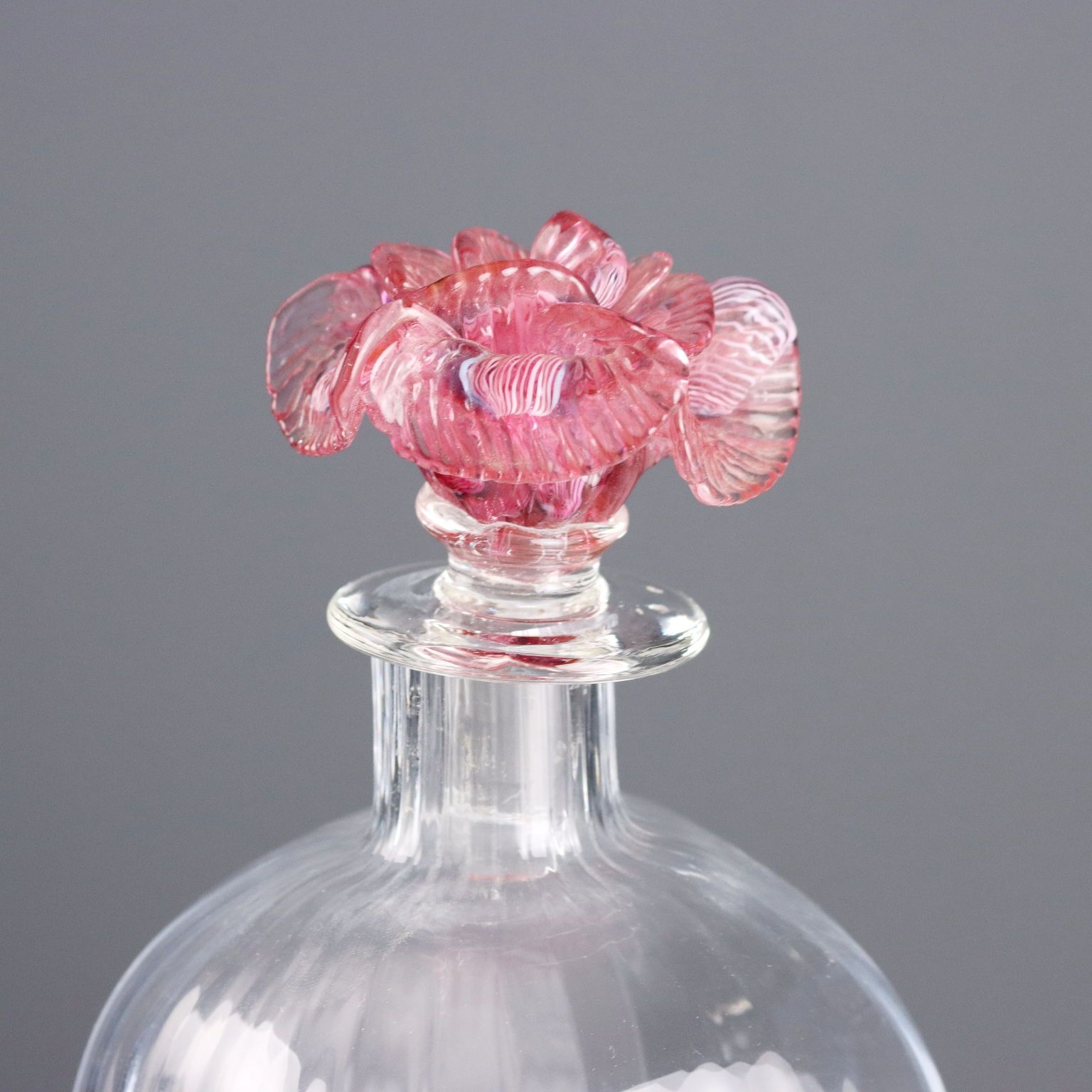 Vintage fles Carlo Moretti Murano Manufacture Italy jaren 1980 photo for sale