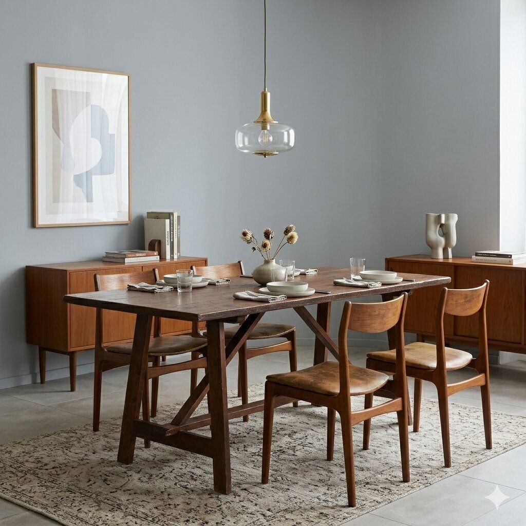 Antieke tafel, eikenhout, Italië, 19e eeuw photo furniture