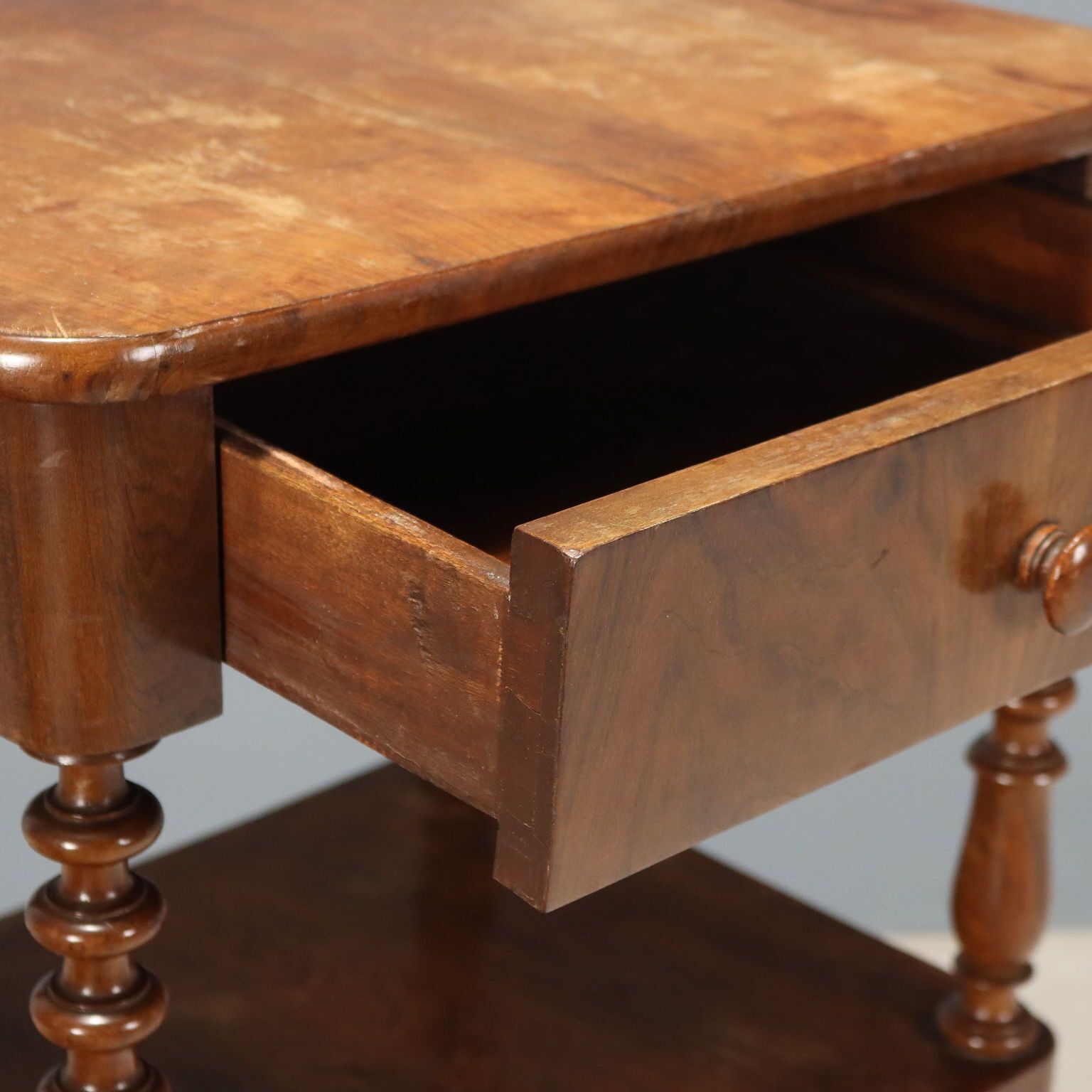 Nightstands Louis Philippe Walnut Italy XIX Century photo 910.0