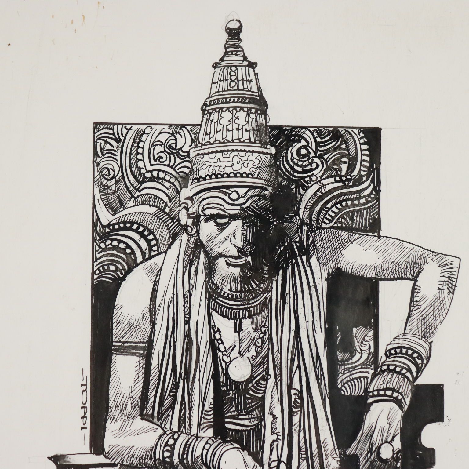 Tekening van Sergio Toppi photo Kunst