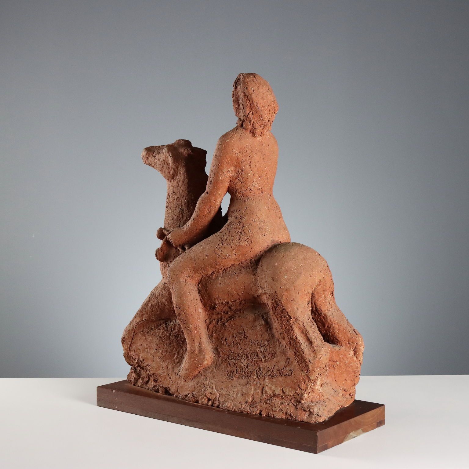 Sculpture moderne signée José Pizzo, My Rocking Horse, 1961 photo vintage