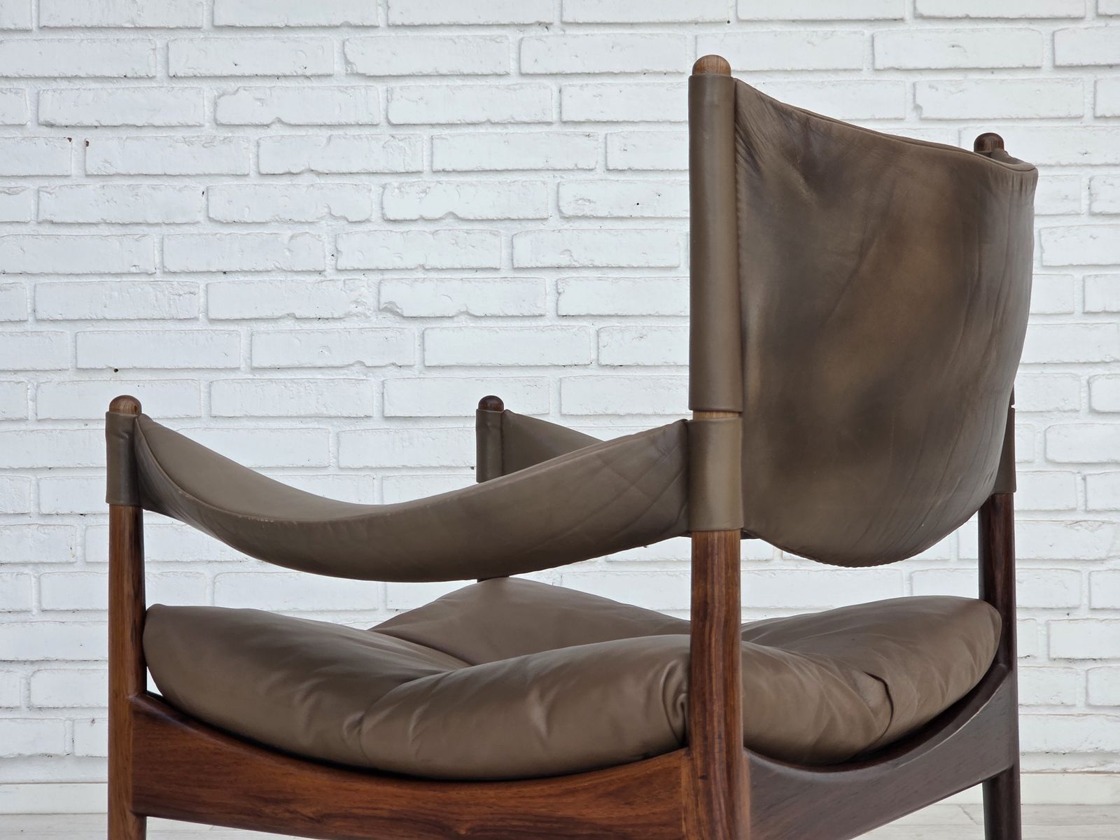 photo buy 1970s, Danish Design By Kristian Vedel, Highback Armchair Model "Modus".