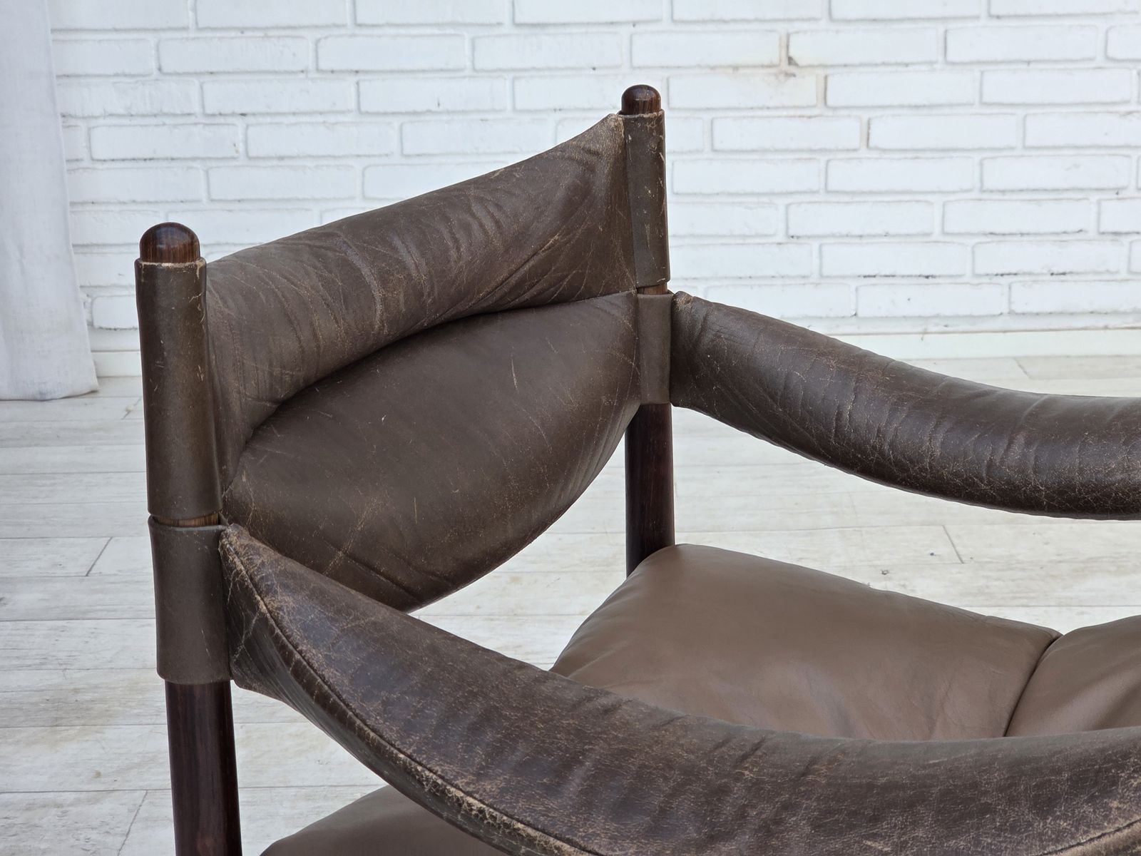 Ca. jaren 1970, Deens design van Kristian Vedel, fauteuil model "Modus". photo Meubels
