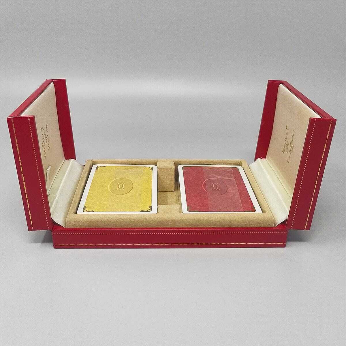 Speelkaartenbox van Cartier, jaren 1970, uitstekende staat, gemaakt in Frankrijk photo furniture