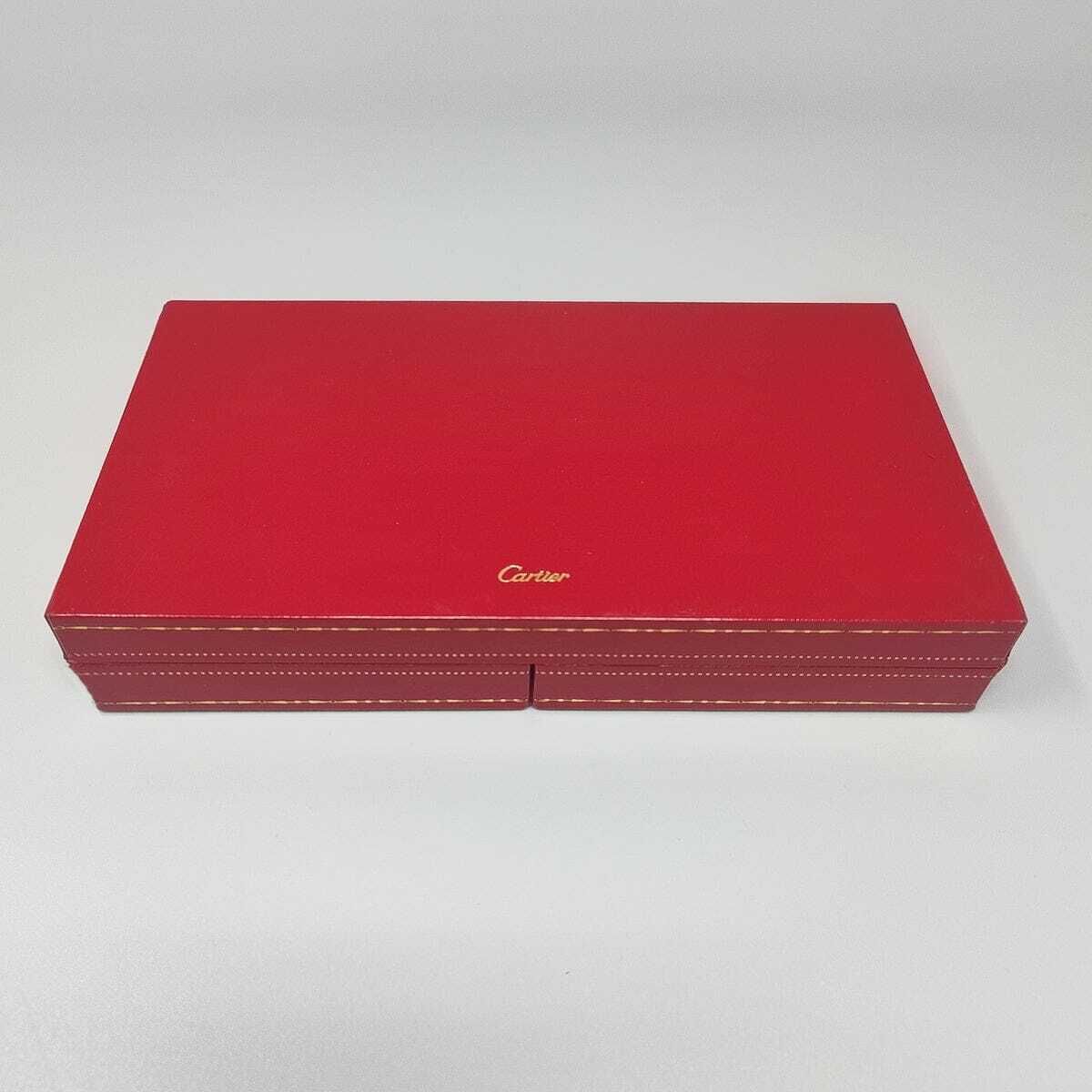 Speelkaartenbox van Cartier, jaren 1970, uitstekende staat, gemaakt in Frankrijk photo vintage
