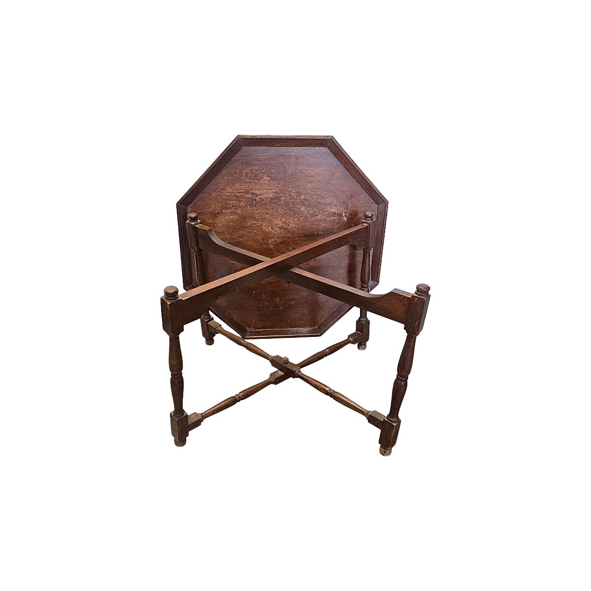 Antieke Engelse opklapbare bijzettafel, ca. 1900 photo Meubels