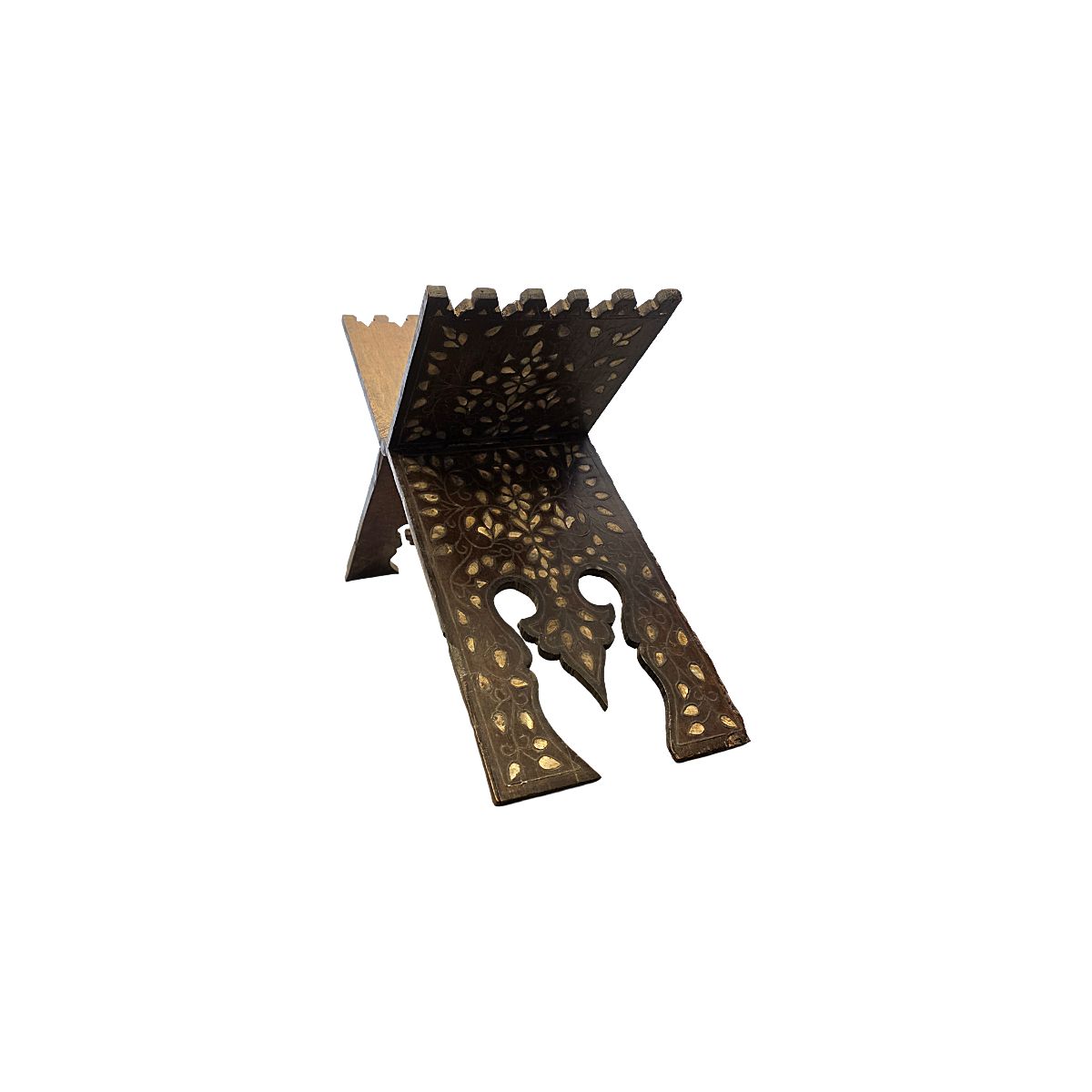 Ntique Rehal Met Parelmoer En Messing photo for sale