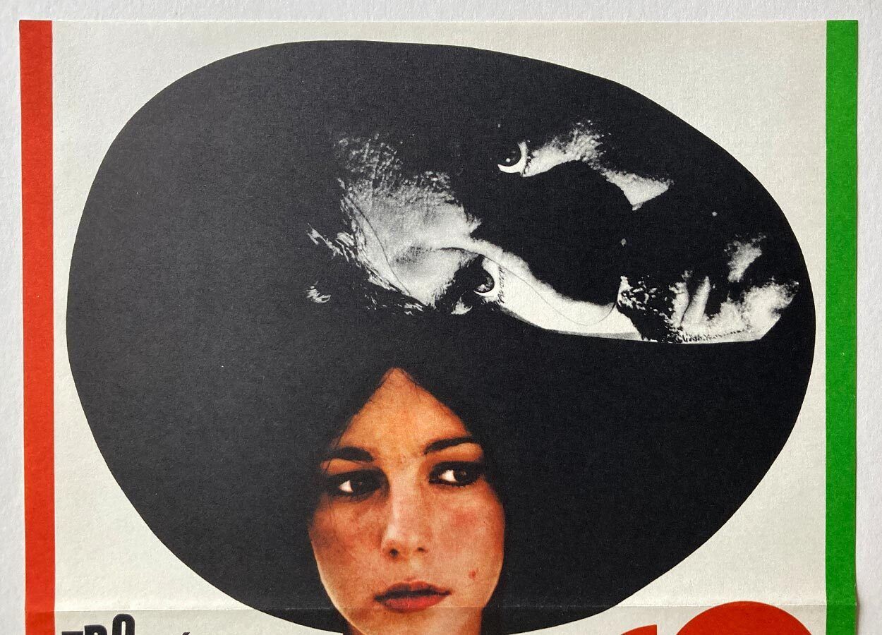Filmaffiche, The Bandit, Jaroslav Fišer, 1970, Vintage Tsjechisch ontwerp photo furniture