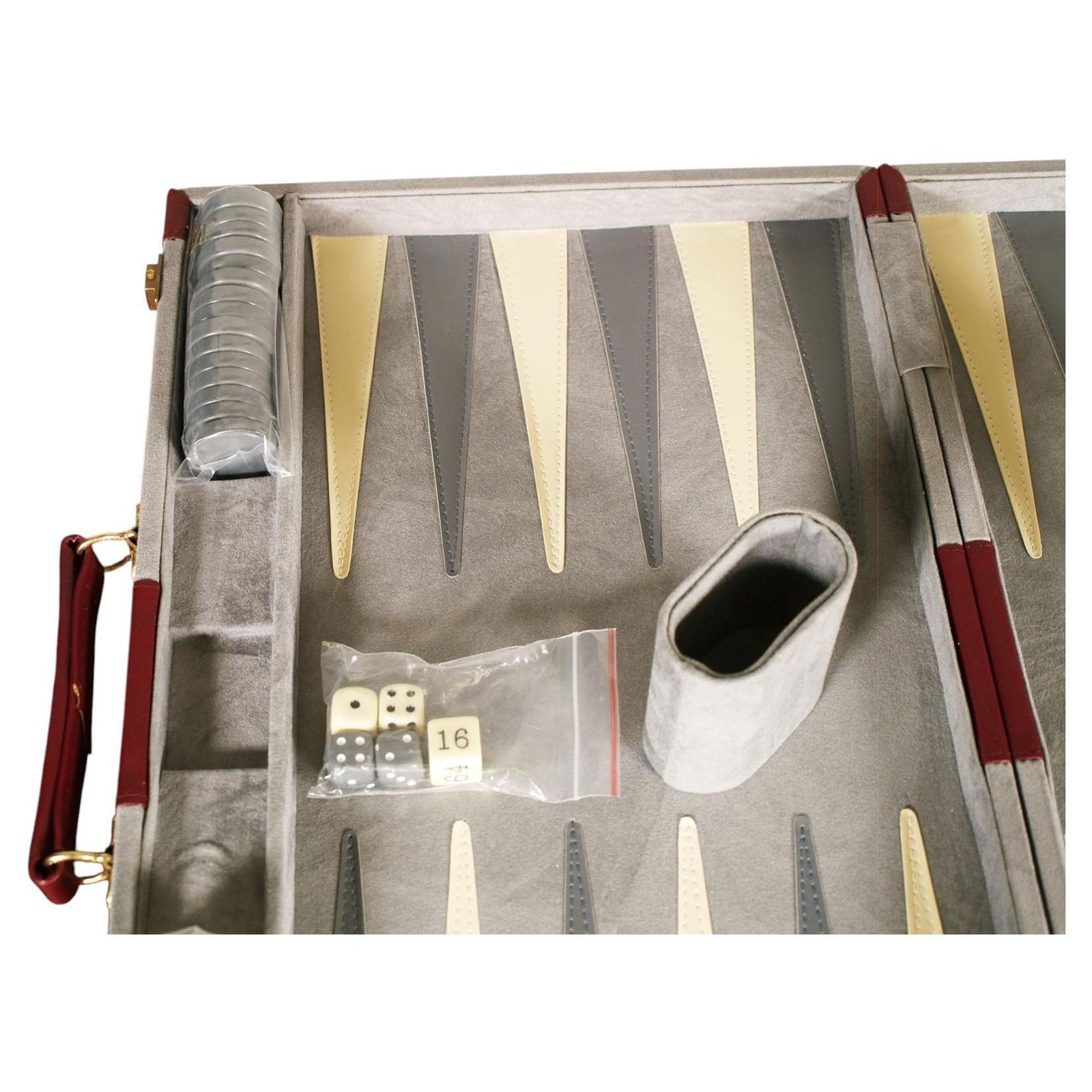 Elegant Vintage Viennaline Backgammon Presentation Game Set — Circa 2000 photo furniture
