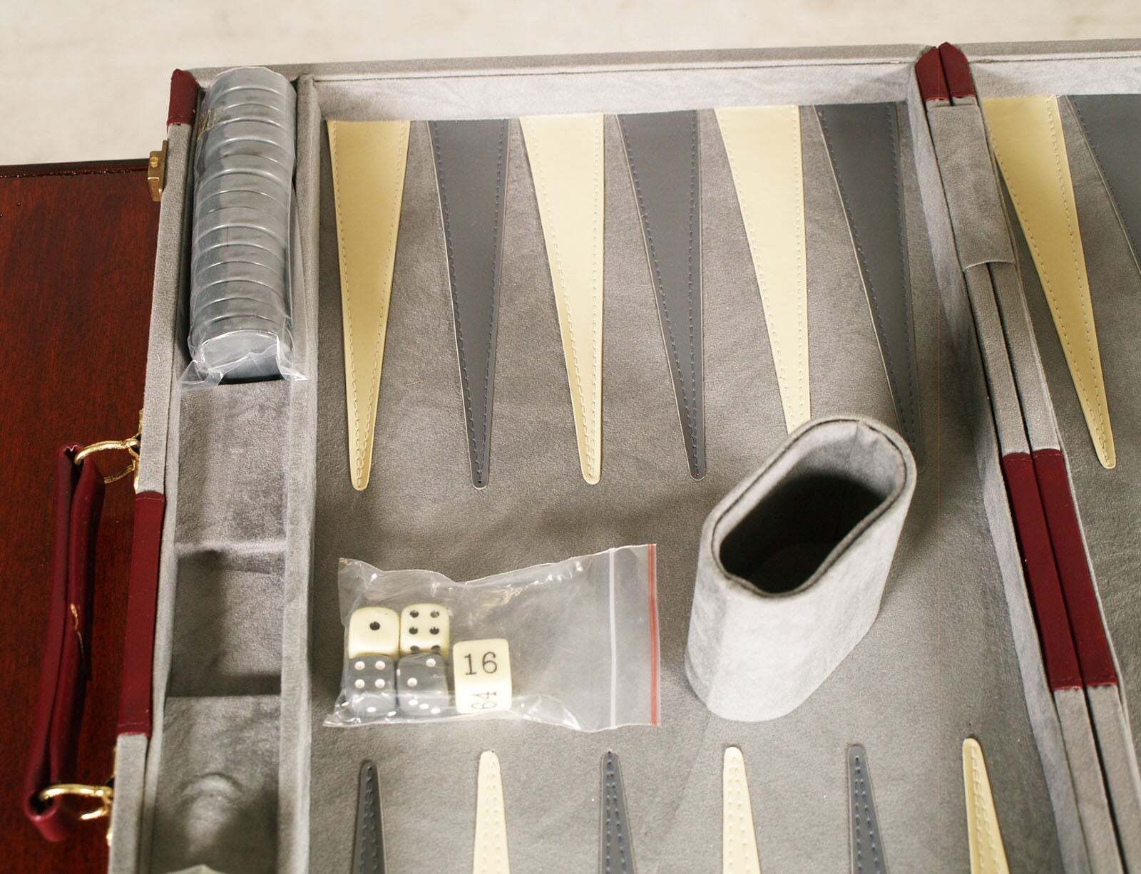 Elegant Vintage Viennaline Backgammon Presentation Game Set — Circa 2000 photo for sale