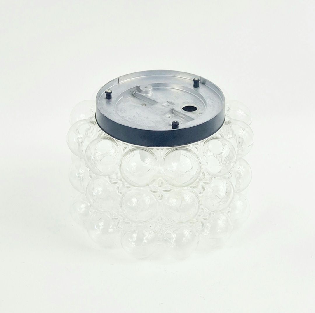Mid Century Modern Transparent Bubble Glass Ceiling Light By Helena Tynell For Limburg, Germany, 1960s/1970s photo vinterior