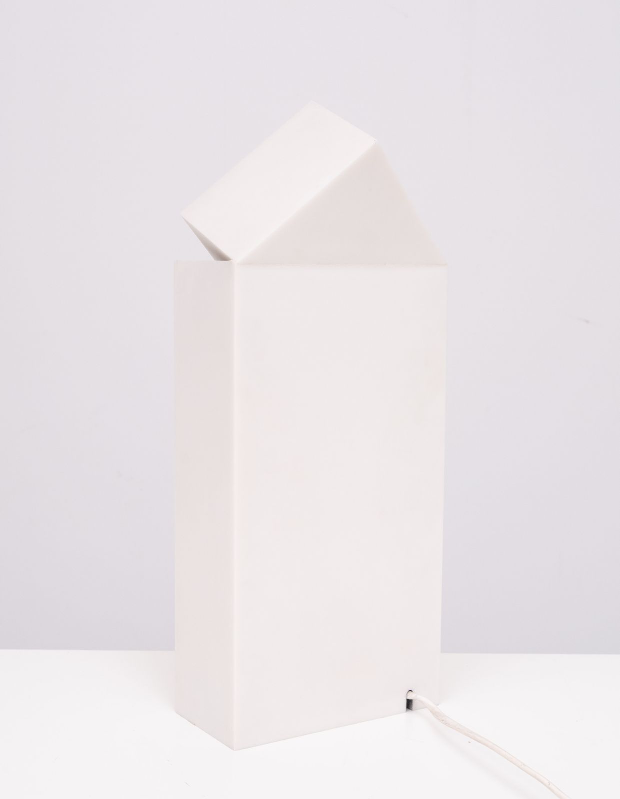 photo furniture V.D.Made Modern Table Lamp, Hand Crafted Synthetic, Netherlands, 1980s