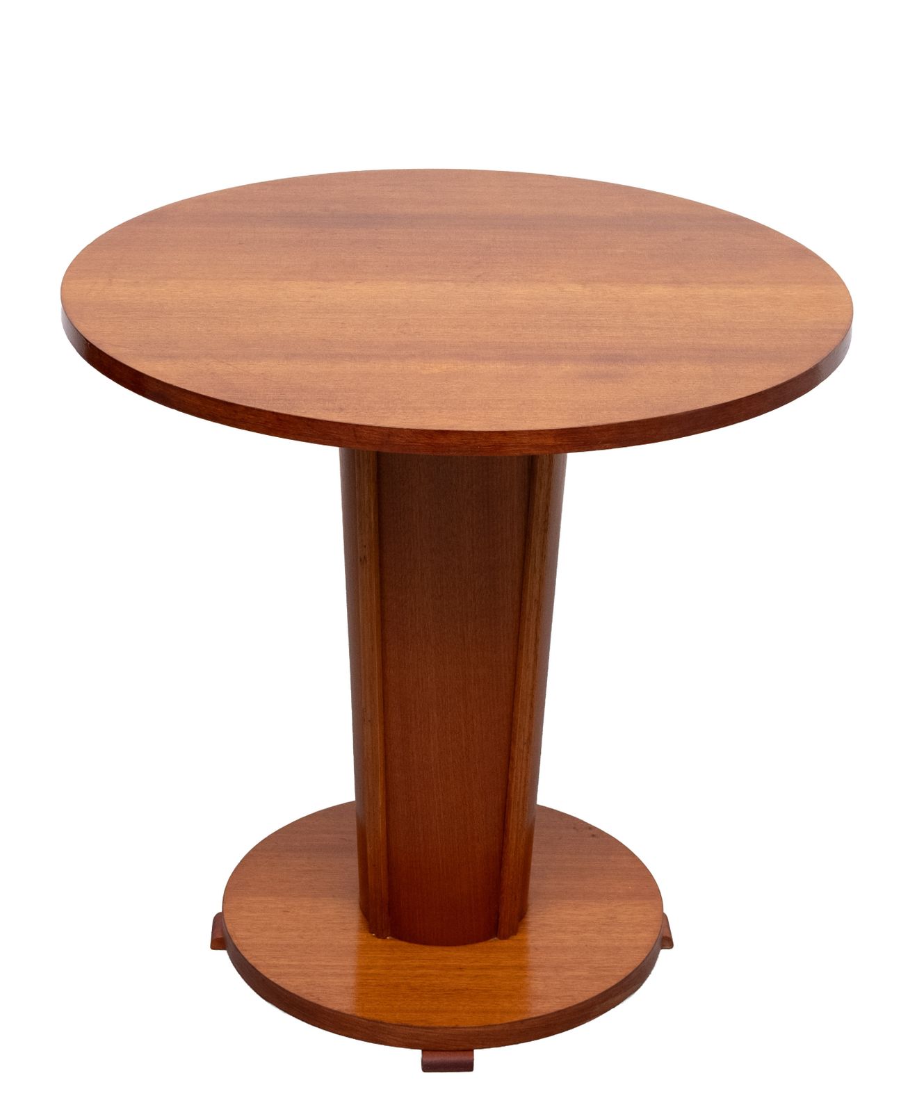Bijzondere Nederlandse art deco Amsterdam School ronde tafel jaren 1930 photo furniture