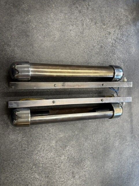 Paar Bauhaus Verchroomde Wandlampen photo furniture