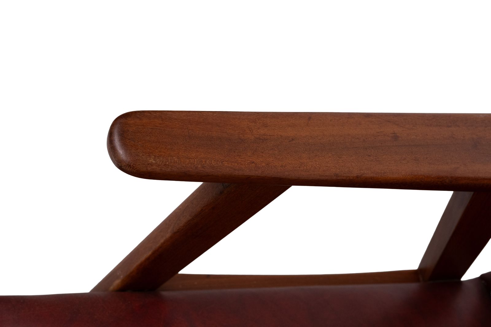 Teak High Back Lounge Chair 1960s Holland photo Furniture