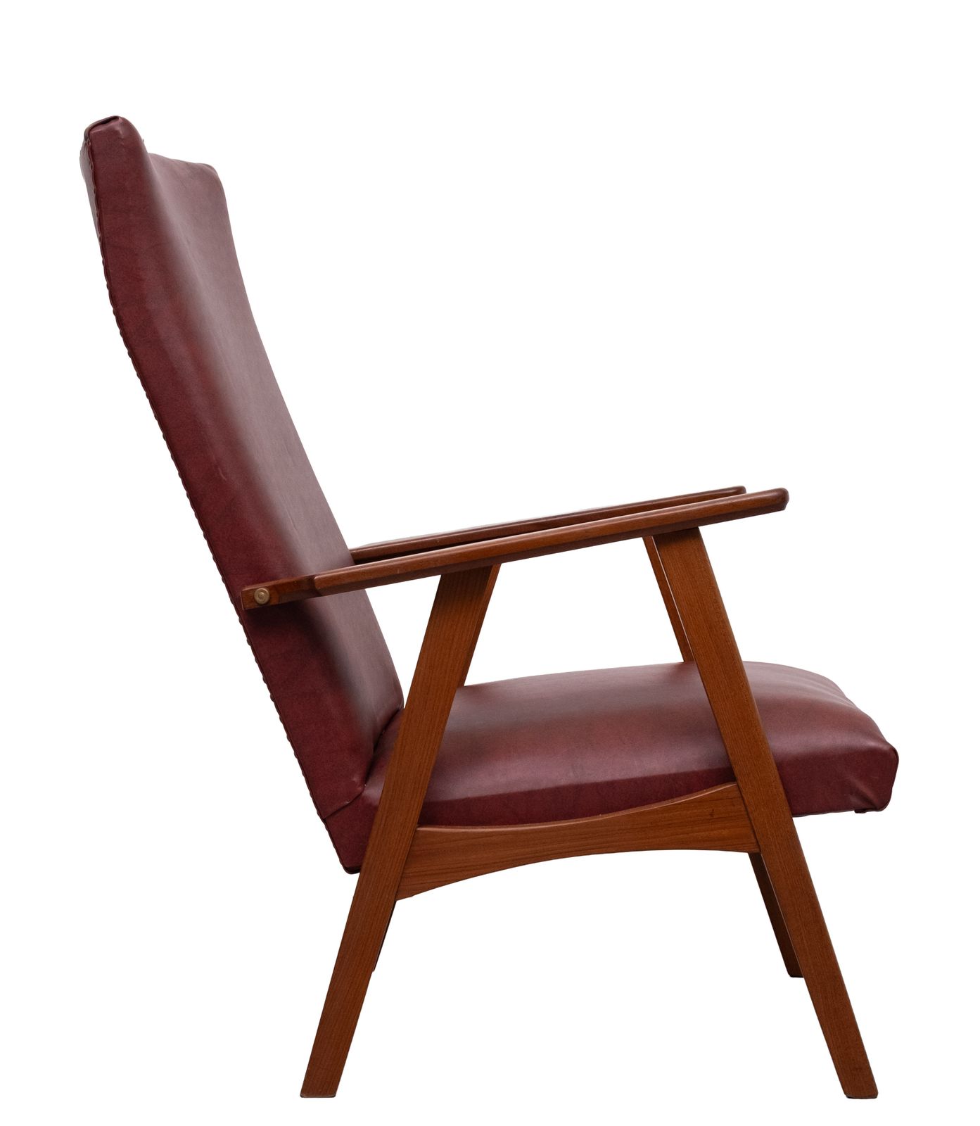 Teak High Back Lounge Chair 1960s Holland photo 857.0