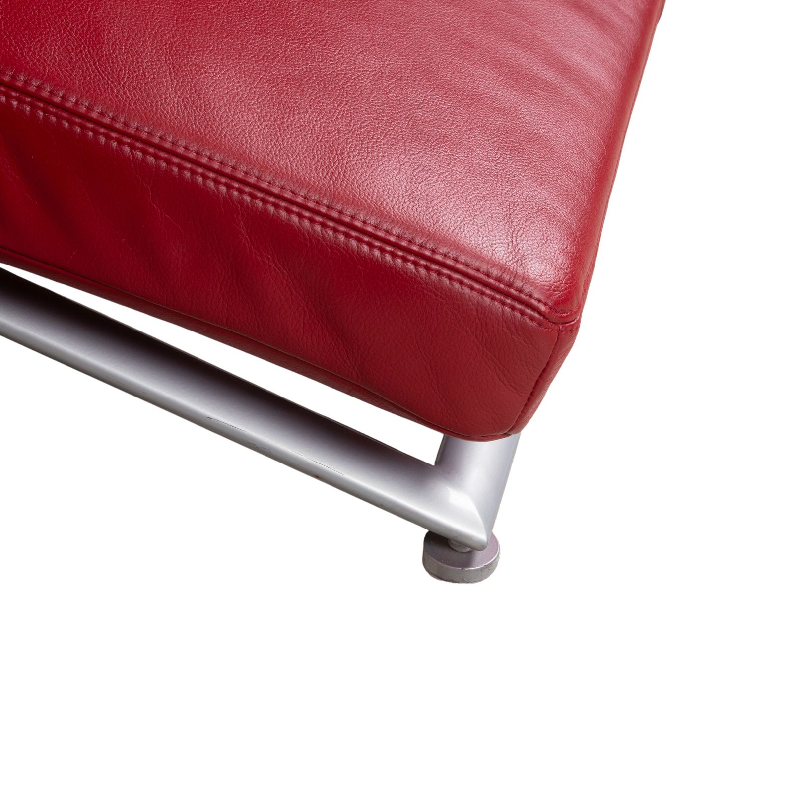 Koinor Jeremiah Leather Lounger Red Manual Function photo vinterior