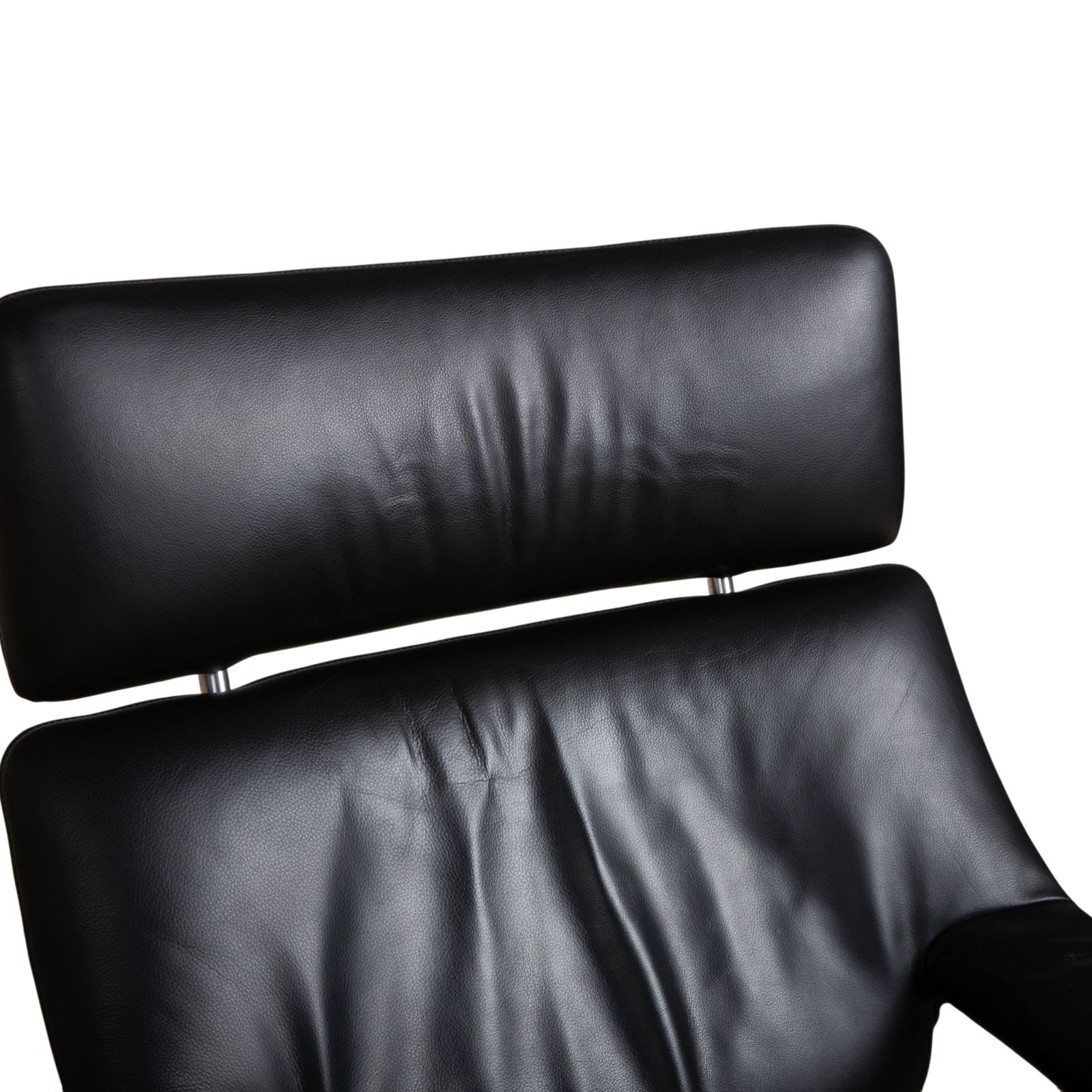 Fauteuil en cuir De Sede DS-255 noir avec repose-pieds, fonction manuelle et fonction inclinable photo 2570.0