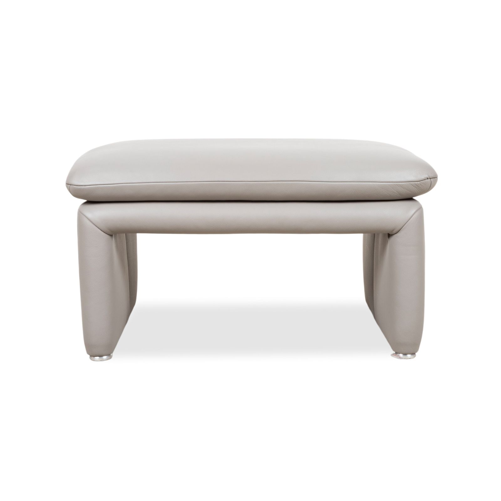 photo furniture Koinor Leren Hocker Grijs