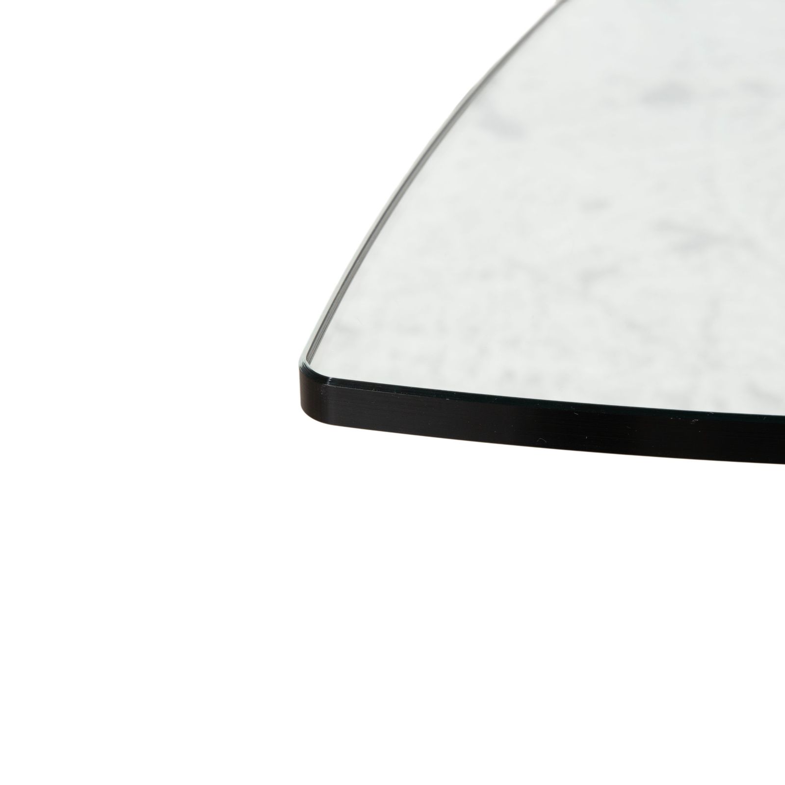 Rolf Benz 5021 Glass Coffee Table Aluminum Oval Round photo for sale